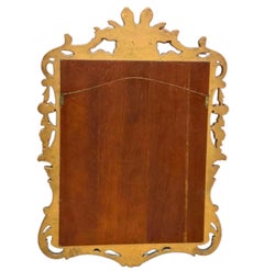 Mid-Century Italian Giltwood & Composition Rococo Revival Sunburst Center Crest