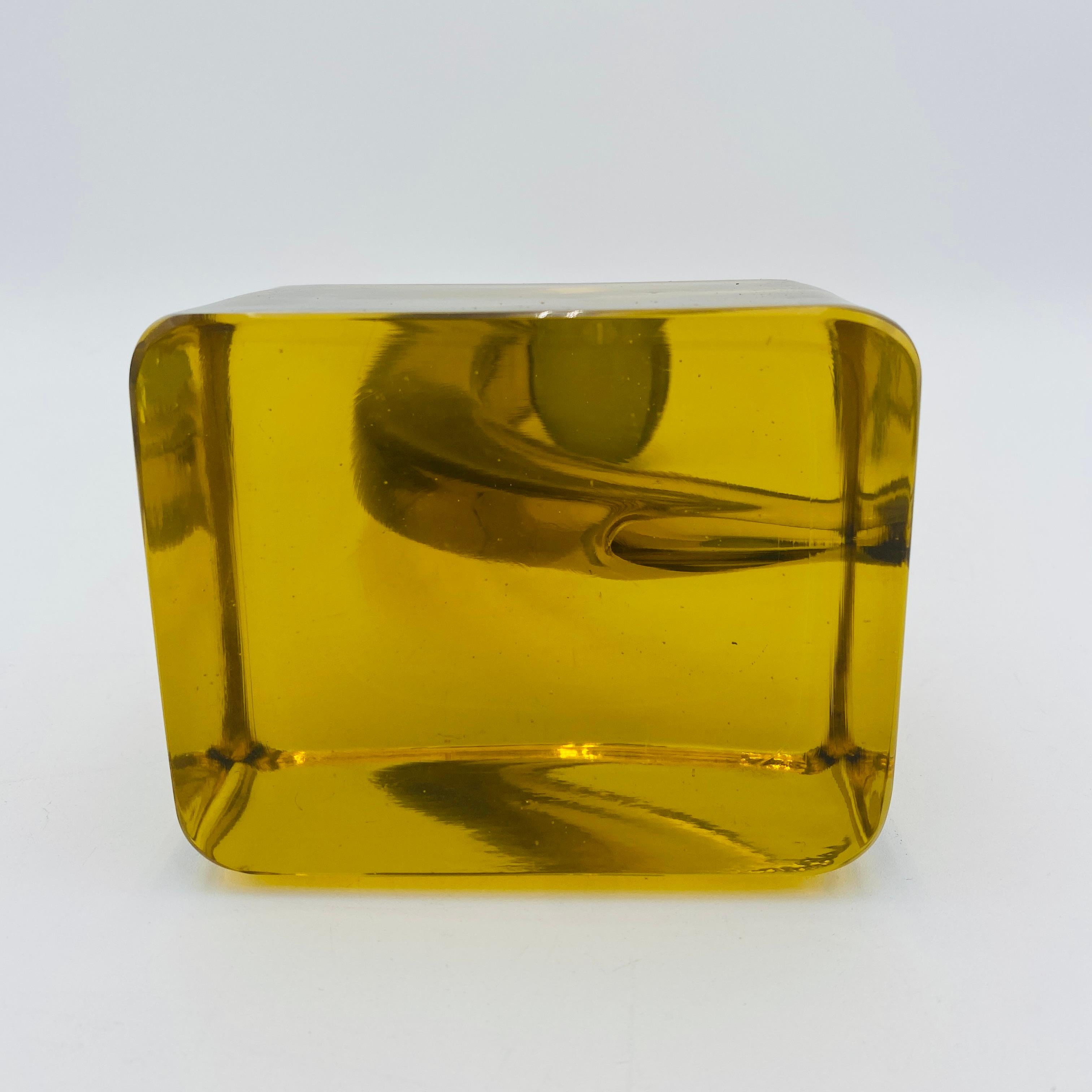 Escultura abstracta de cristal italiano de mediados de siglo en venta 8