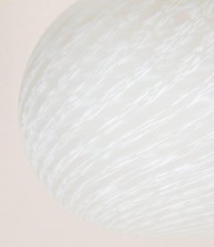 Mid-Century Italian Glass Ceiling Light
