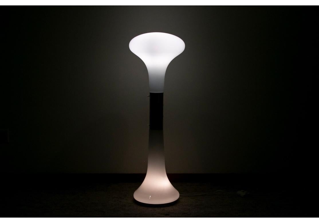 Midcentury Italian Glass Floor Lamp by Carlo Nason 1