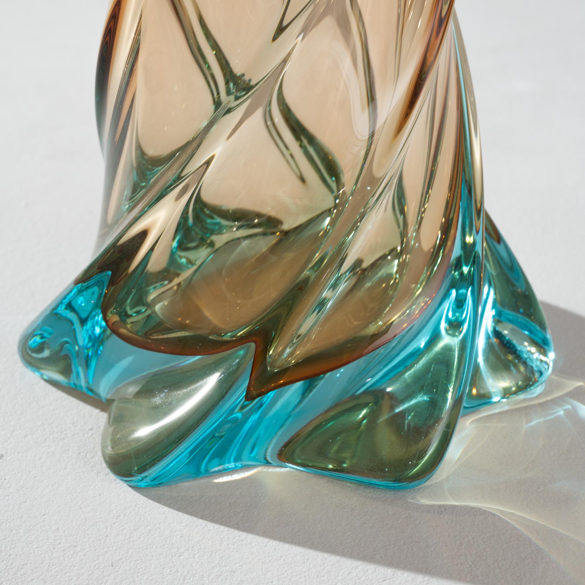 Mid Century Italian Glass Vase 2