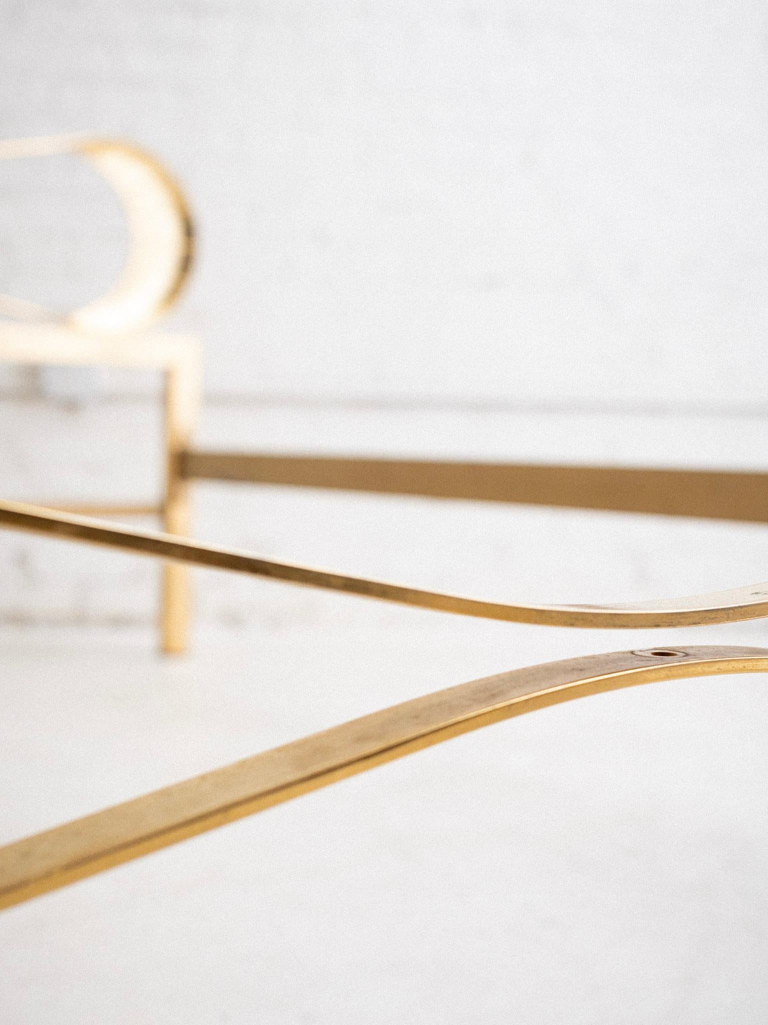 20th Century Mid Century Italian Gold Bed Frame For Sale