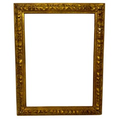 Used Mid-Century Italian Gold Gilt Wood Art Frame