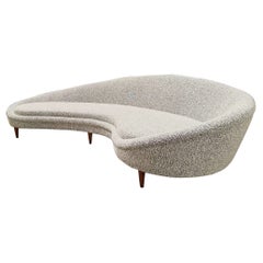 Mid Century Italian Grey Munari Sofa