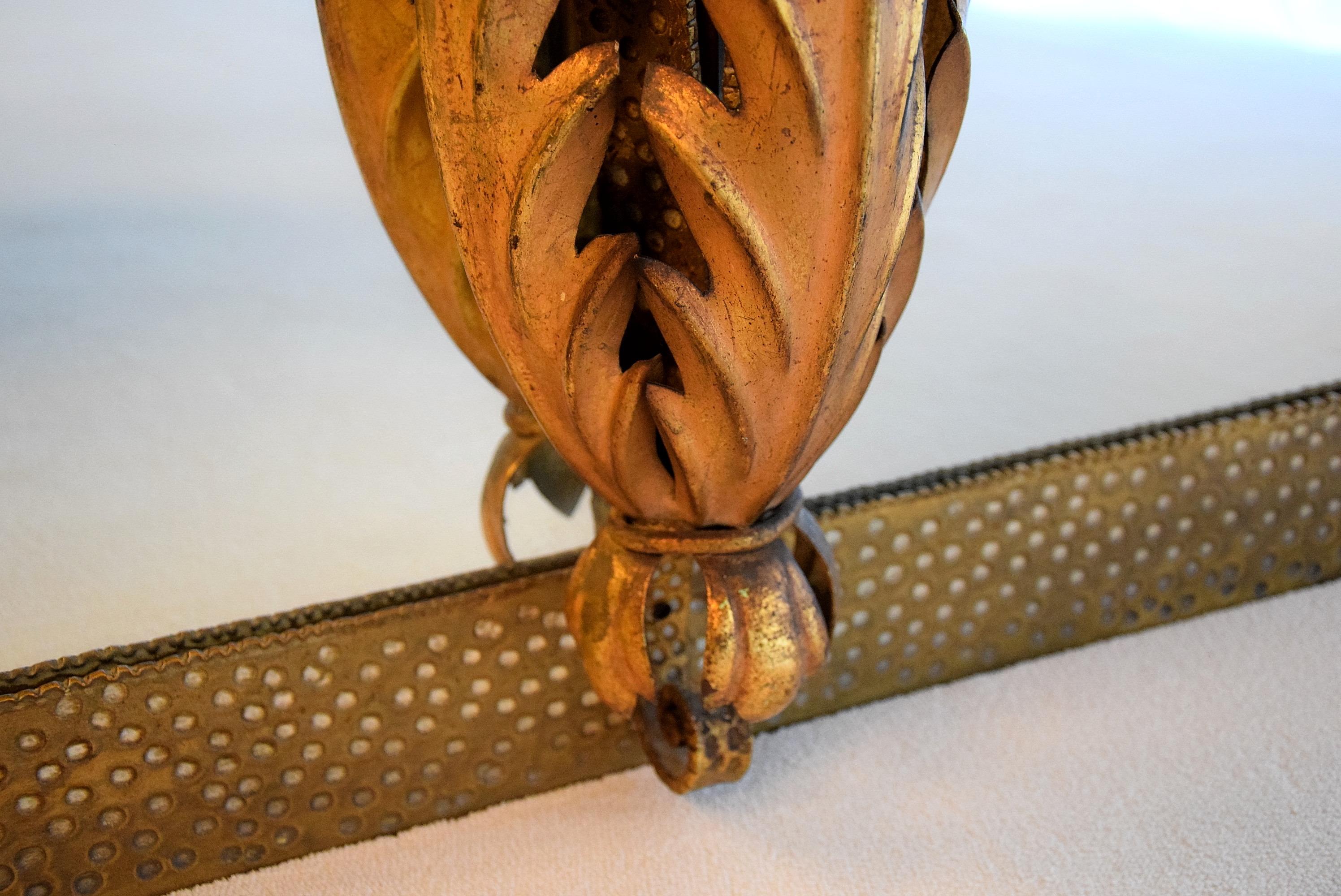 Mid-Century Modern Miroir d'entrée italien du milieu du siècle, modèle 2637, par Pier Luigi Colli pour Cristal Ar en vente