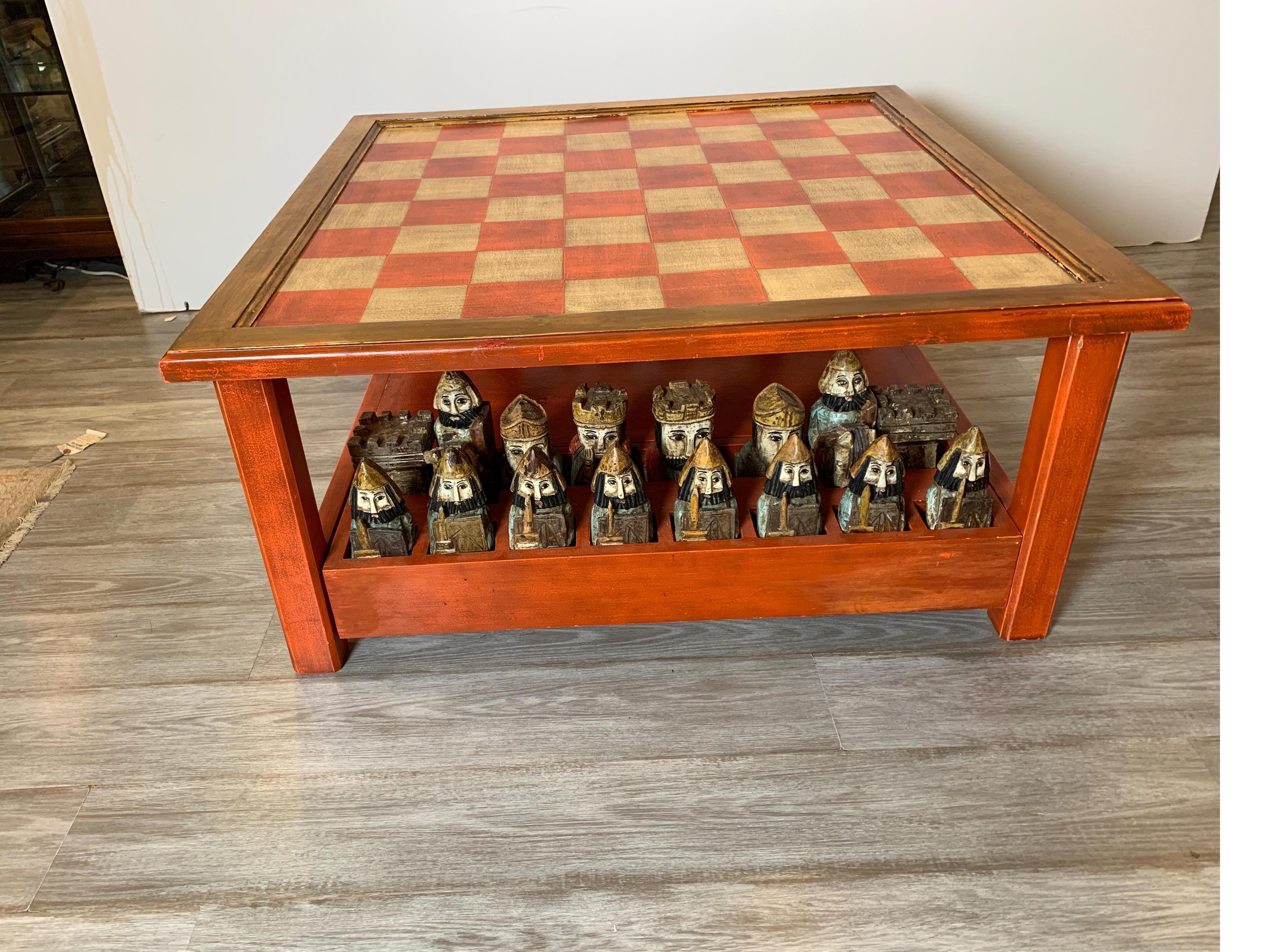 hand carved chess sets from italy