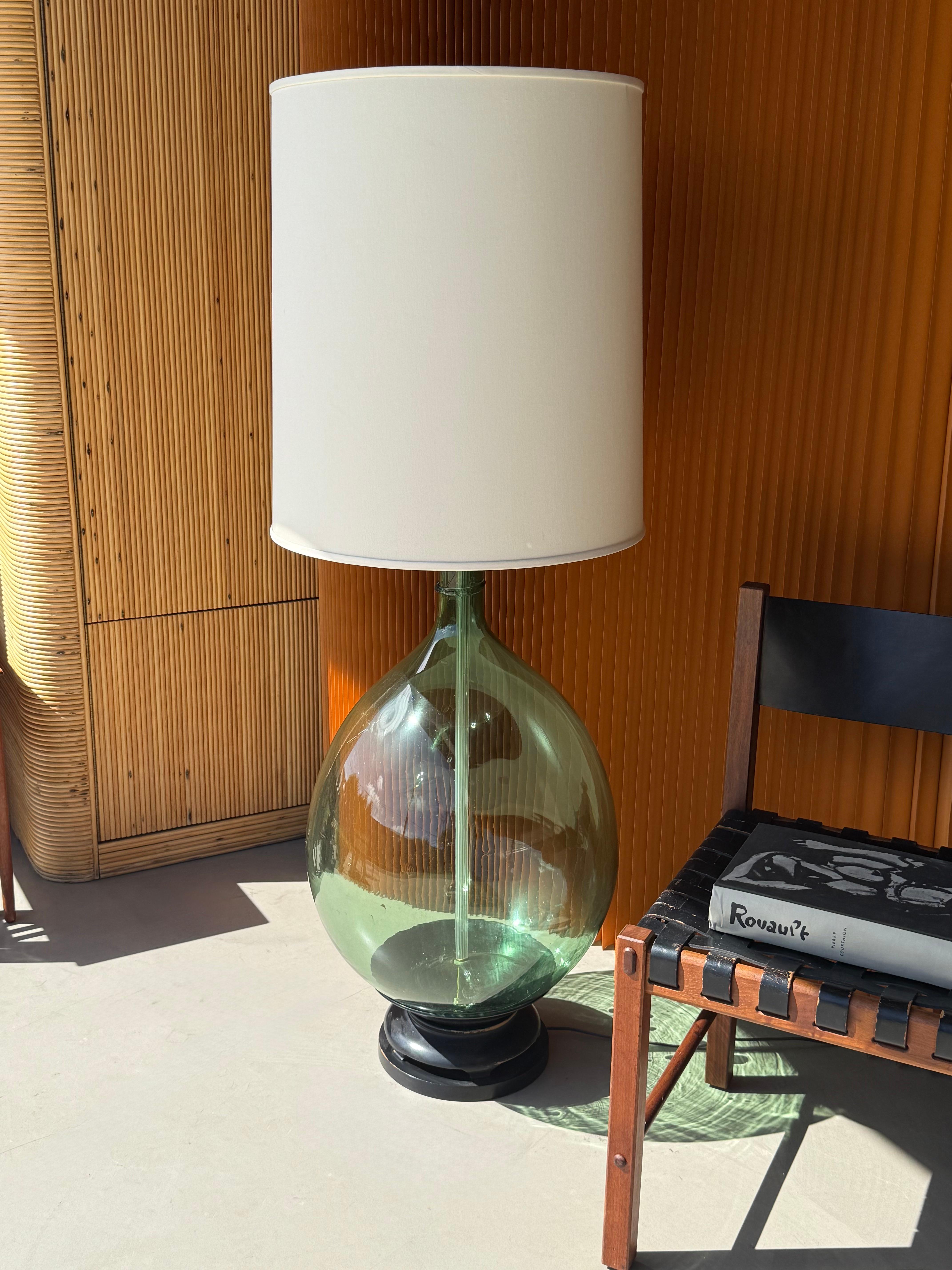 Brass Mid Century Italian Handblown 