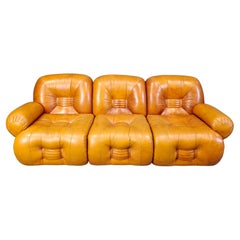 Italienisches 3-Sitzer-Sofa aus der Mitte des Jahrhunderts, 1970er Jahre
