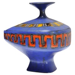 Mid-Century Italian Lidded Ceramic Pot by Marcello Fantoni, 1950s