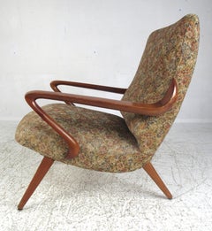 Chaise longue italienne du milieu du siècle dans le style de Paolo Buffa