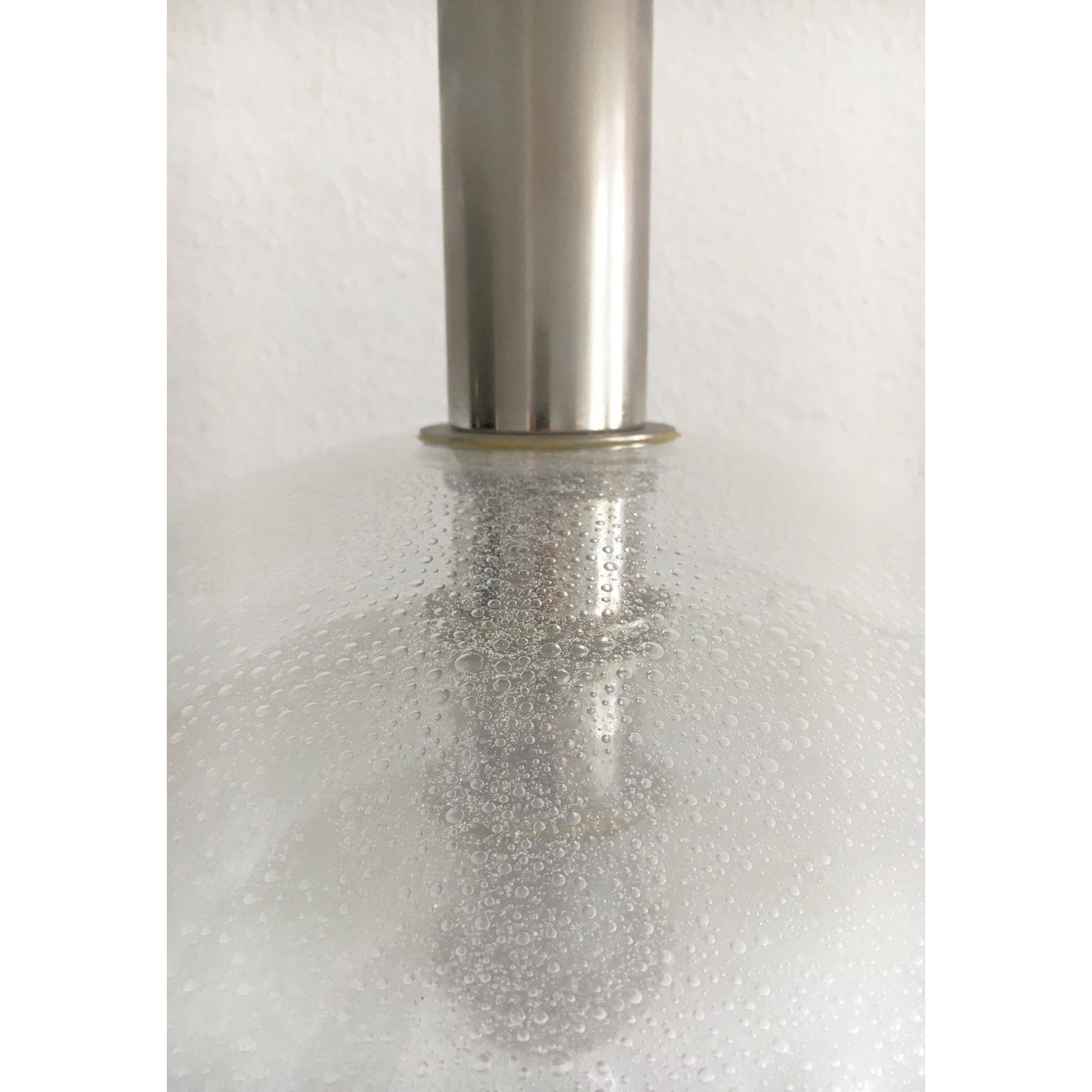 Mid-Century Italian LT 338 Glass Pendant Lamp by Carlo Nason for Mazzega For Sale 4