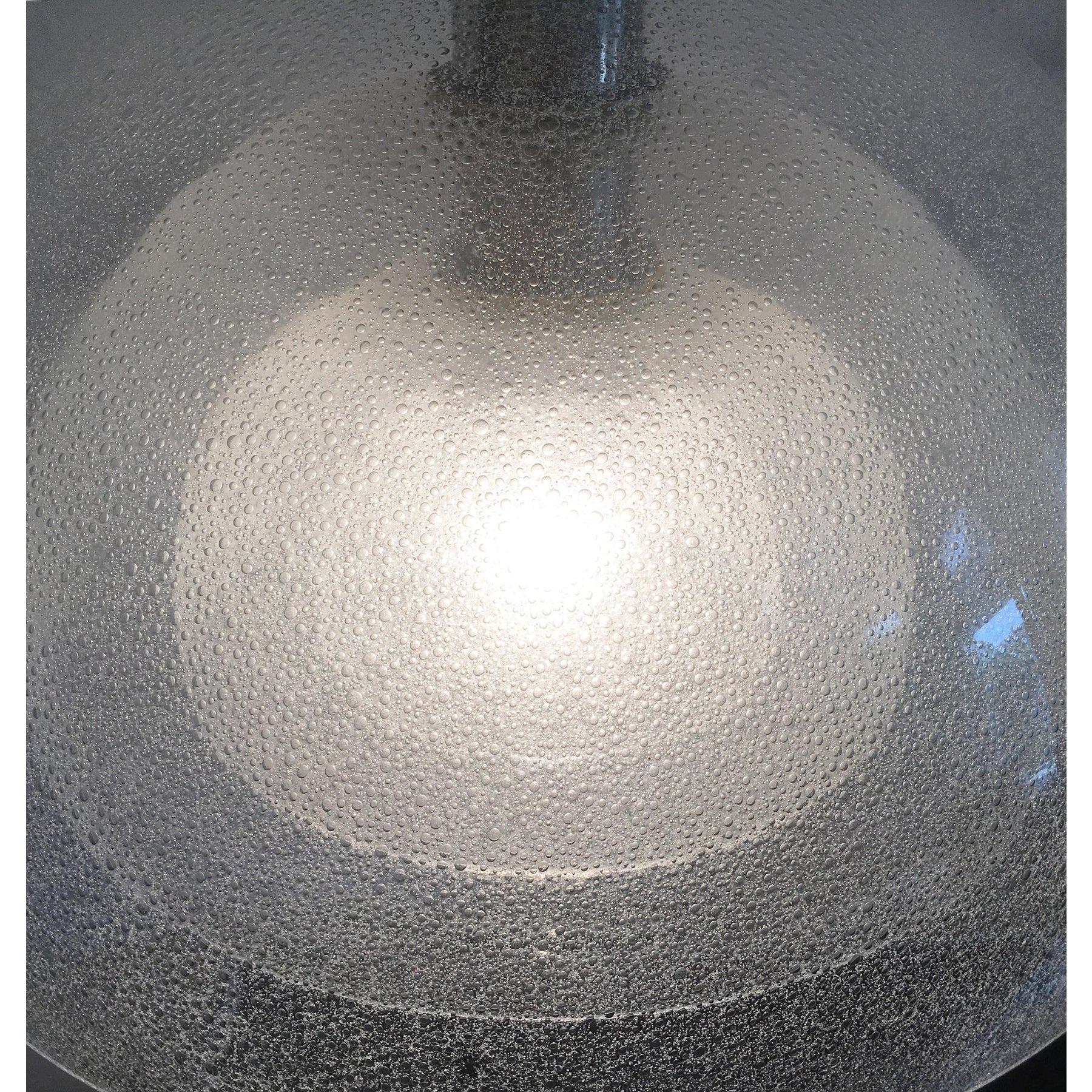 20th Century Mid-Century Italian LT 338 Glass Pendant Lamp by Carlo Nason for Mazzega For Sale
