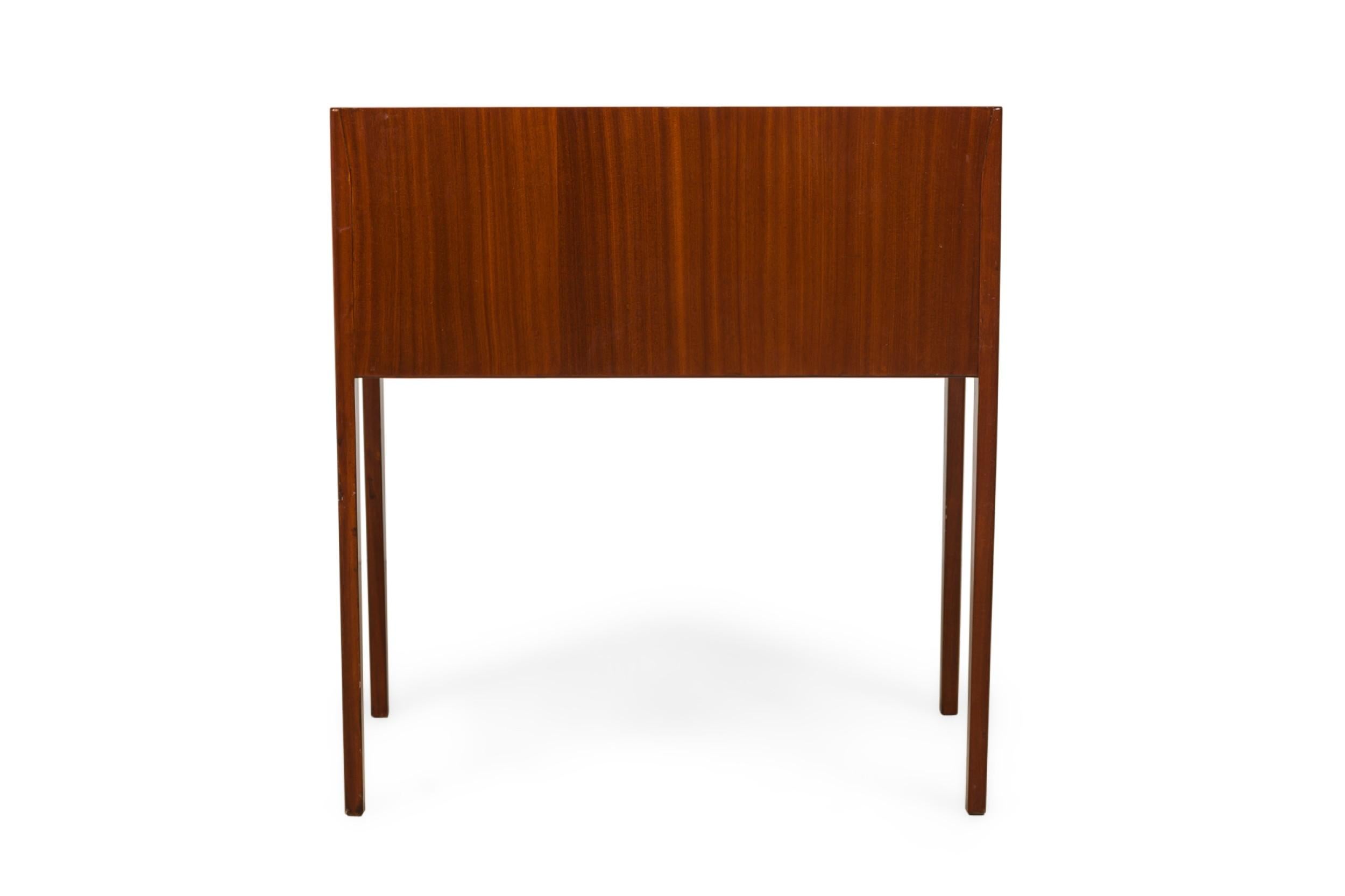 20th Century Mid-Century Italian Mahogany and Formica End / Side Tables (Style of Gio Ponti) For Sale