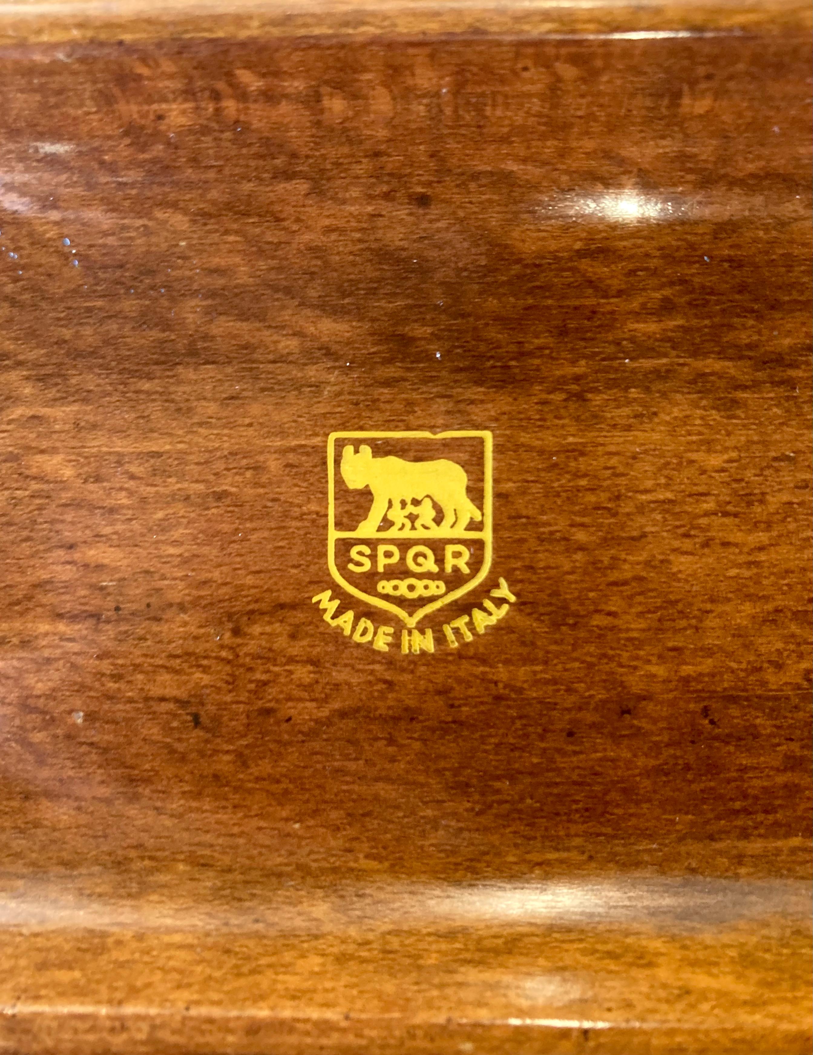 Aparador de caoba italiano de mediados de siglo by SPQR Latón en venta