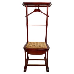 Mid-Century Italian Mahogany Valet Stand by SPQR