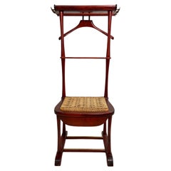 Retro Mid-Century Italian Mahogany Valet Stand by SPQR 