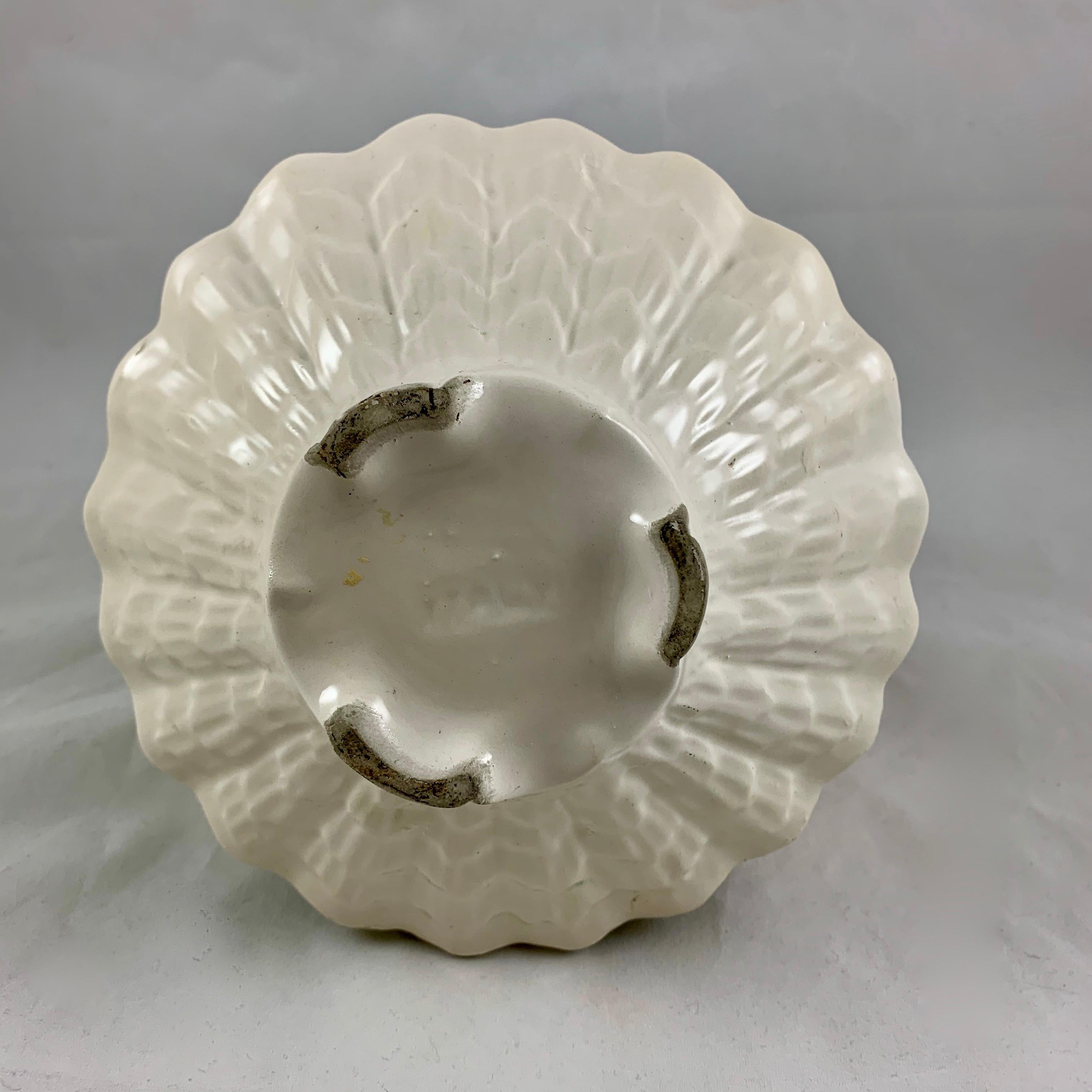 Midcentury Italian Majolica Grape Vine Bunch Ceramic Topiary Table Center 3