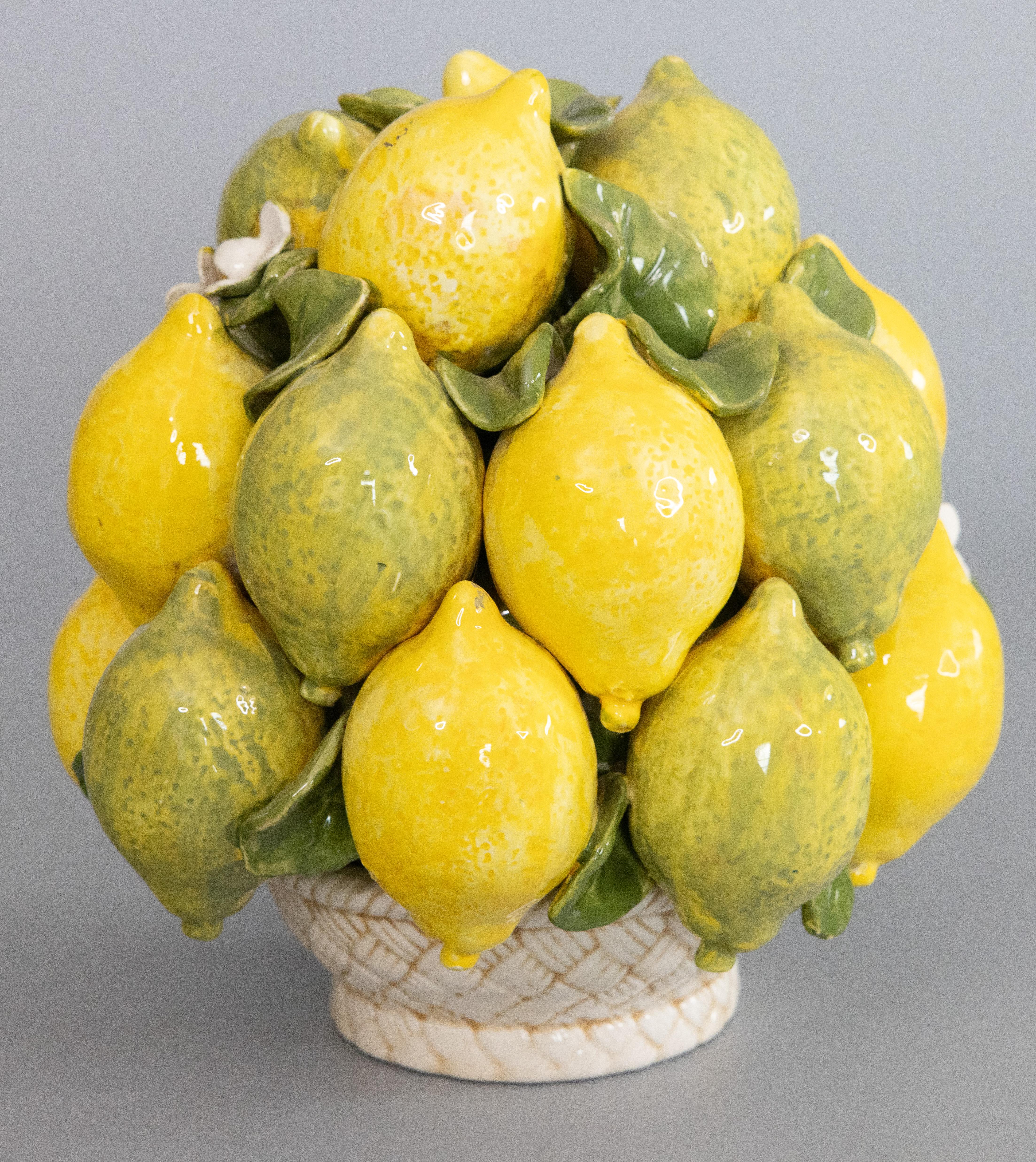 ceramic lemon topiary