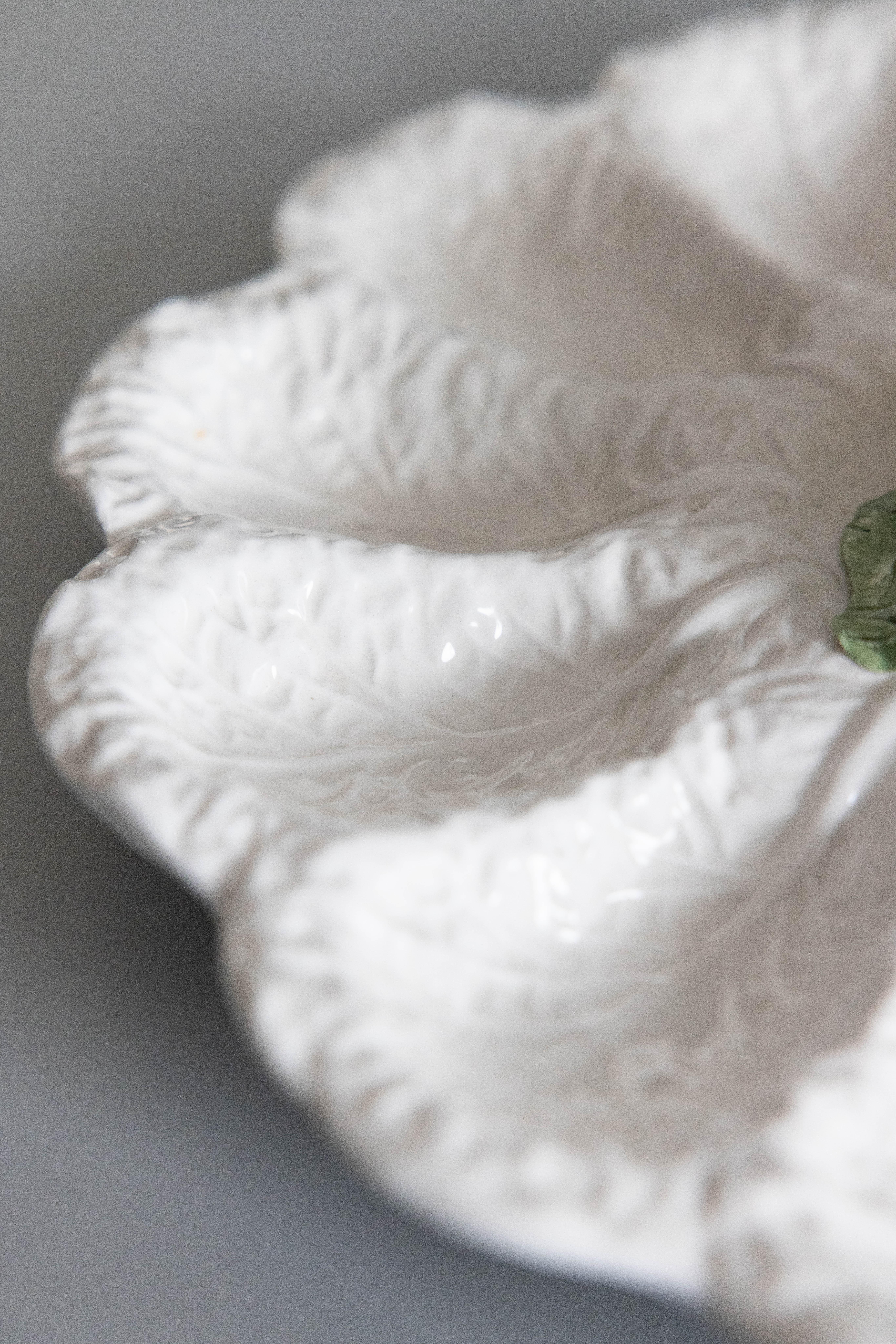 Cotto in fornace Piatto da portata in maiolica italiana di metà secolo L'Oeil al limone in vendita