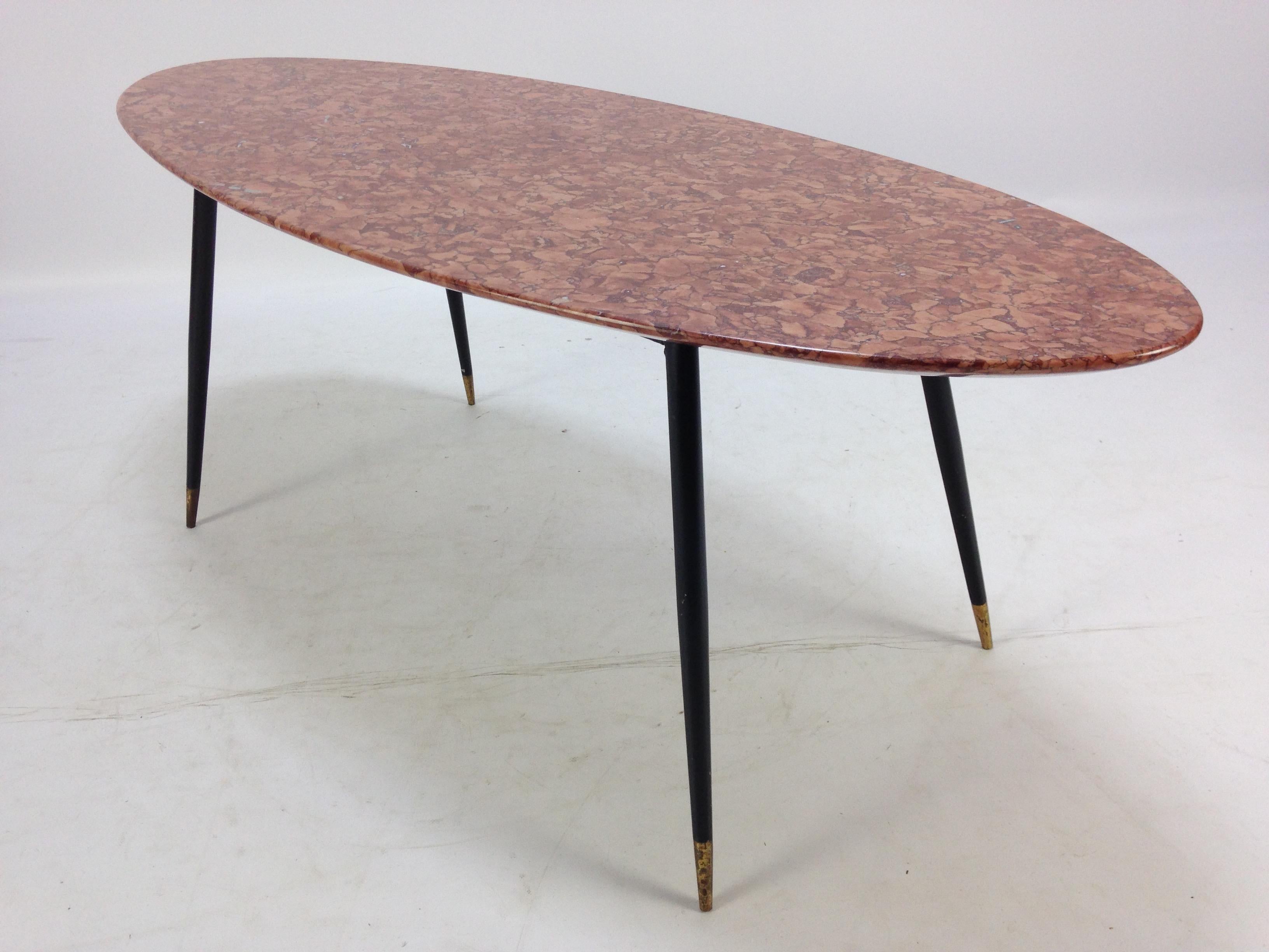 Mid-Century Italian Marble Coffee Table, 1950s For Sale 4