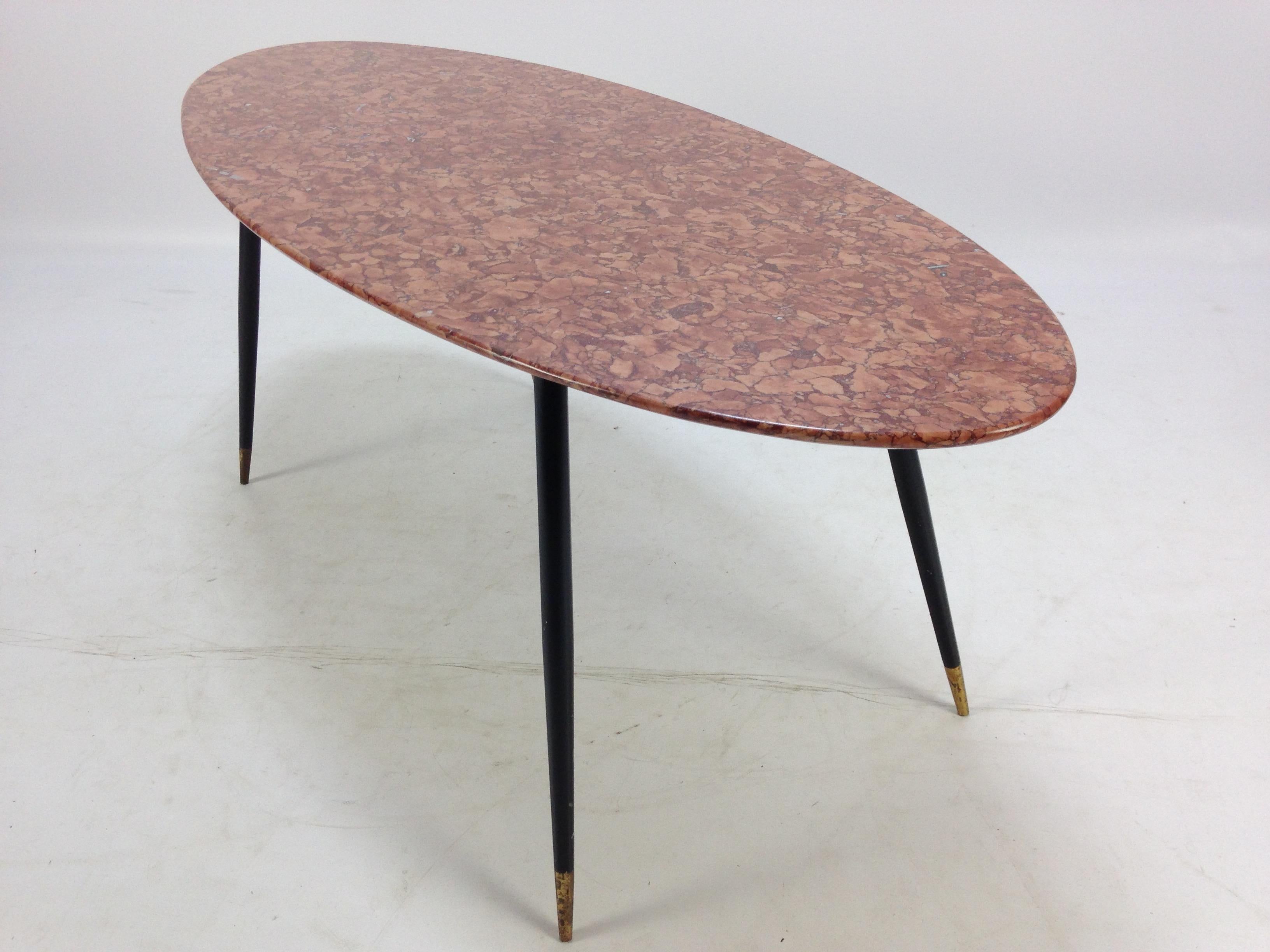 Mid-Century Italian Marble Coffee Table, 1950s For Sale 5