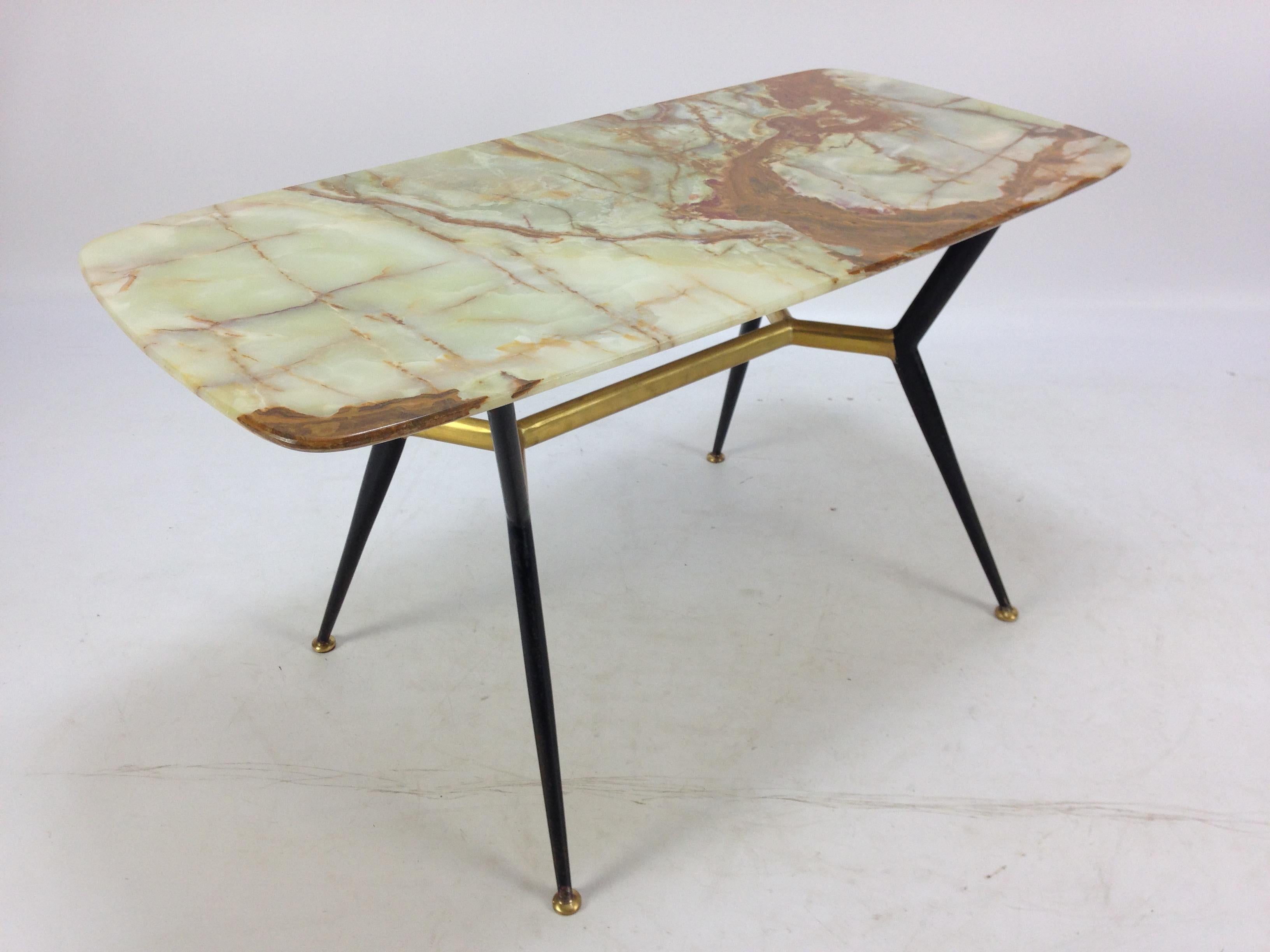 Mid-Century Italian Marble Coffee Table, 1950s For Sale 9