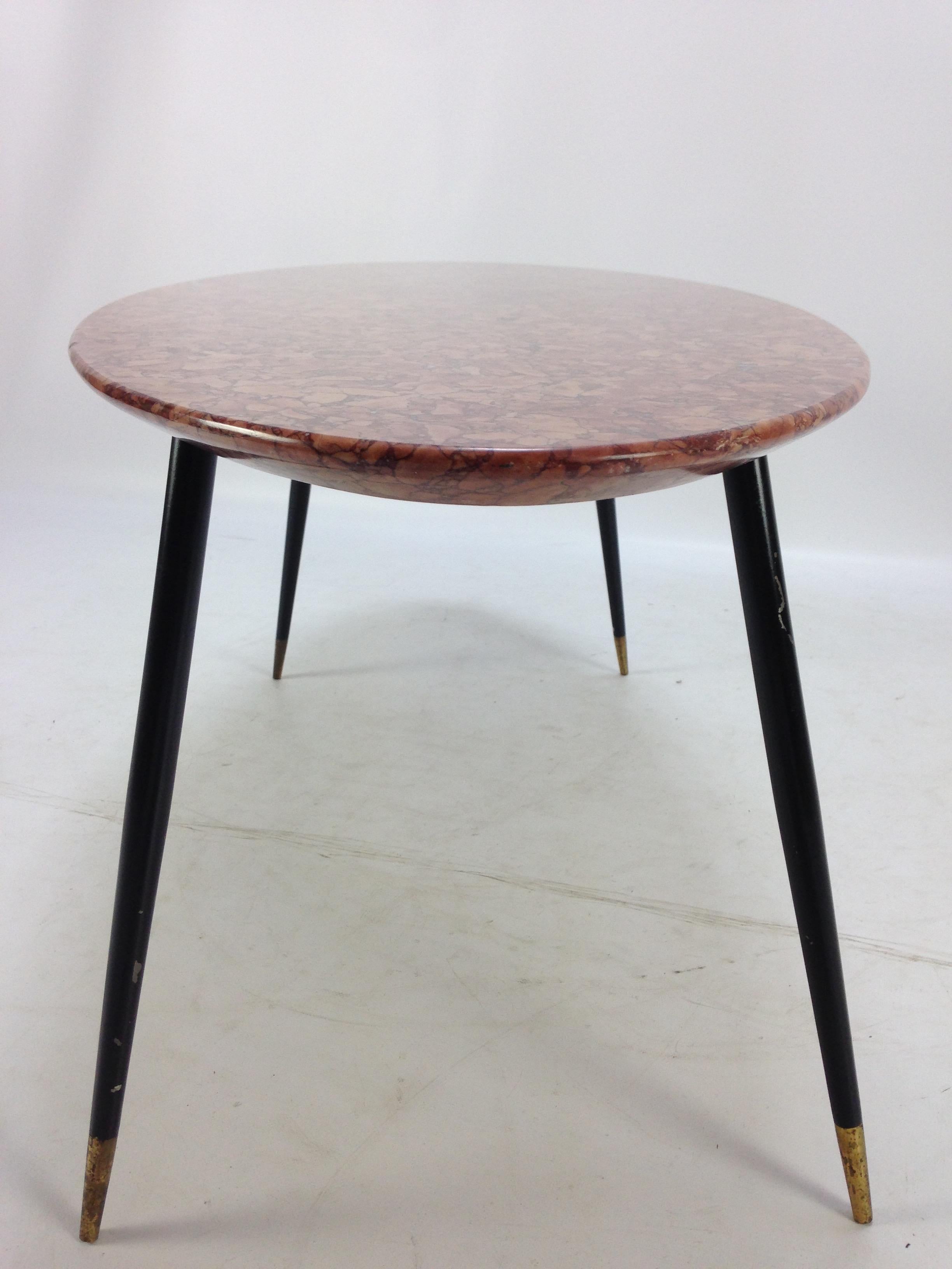 Mid-Century Italian Marble Coffee Table, 1950s For Sale 7