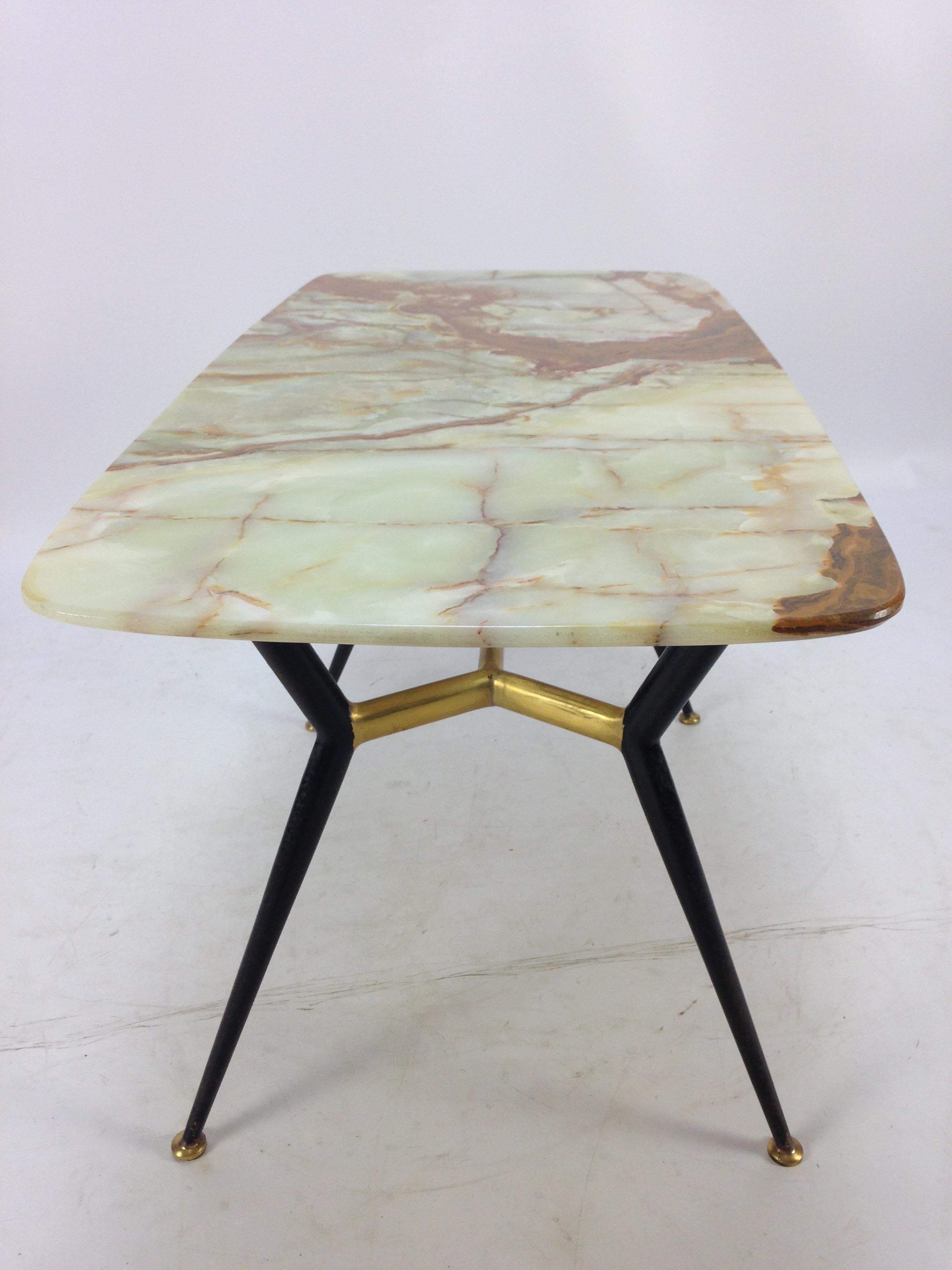 Mid-Century Italian Marble Coffee Table, 1950s For Sale 11