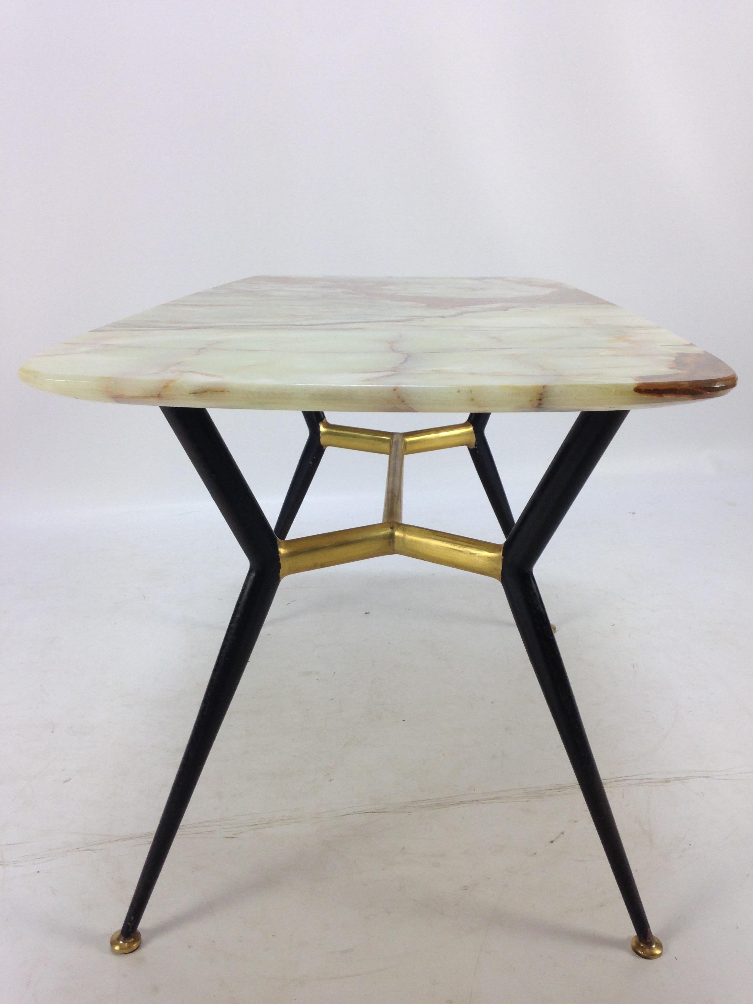 Mid-Century Italian Marble Coffee Table, 1950s For Sale 12
