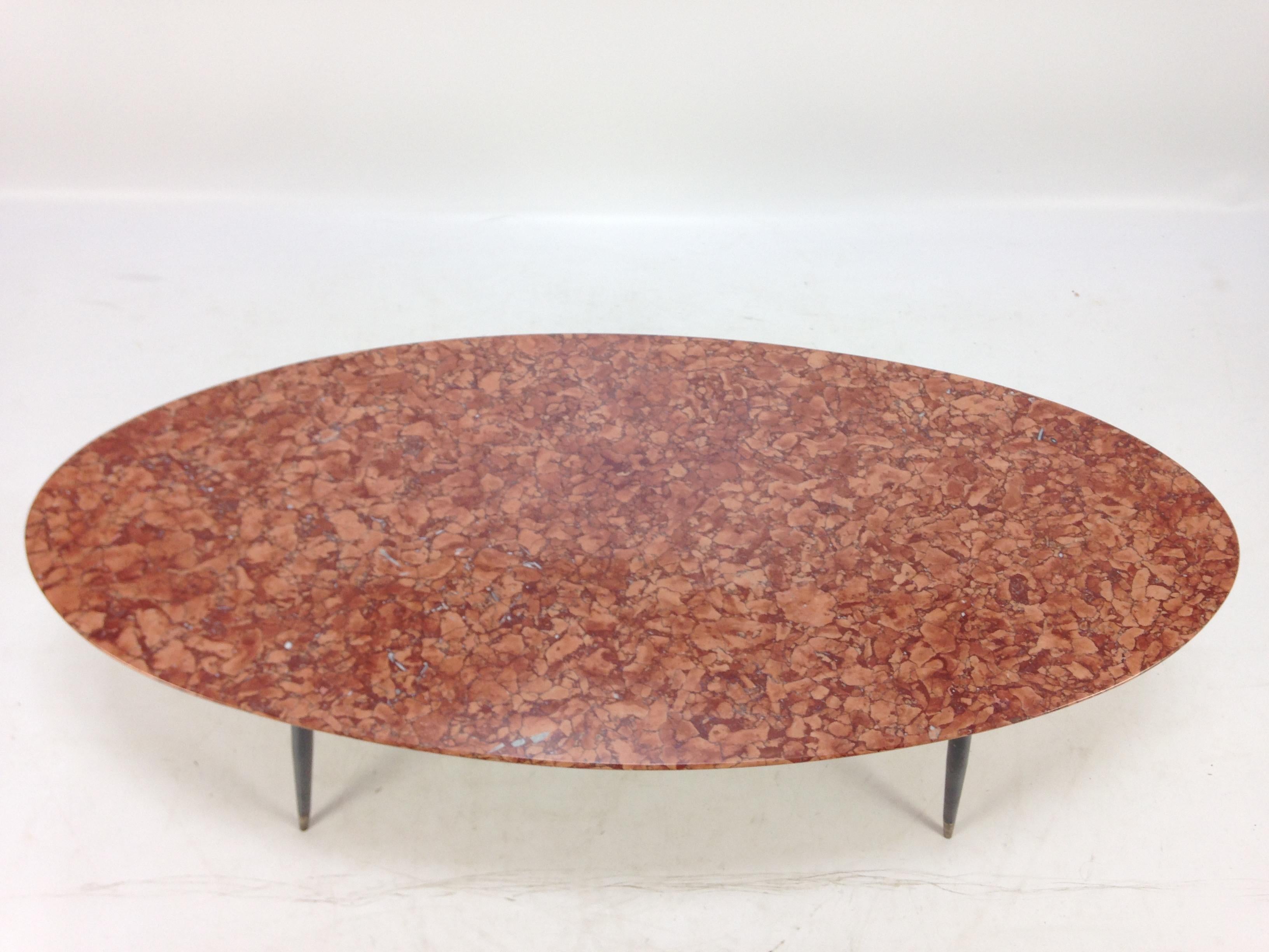 Mid-Century Modern Mid-Century Italian Marble Coffee Table, 1950s For Sale