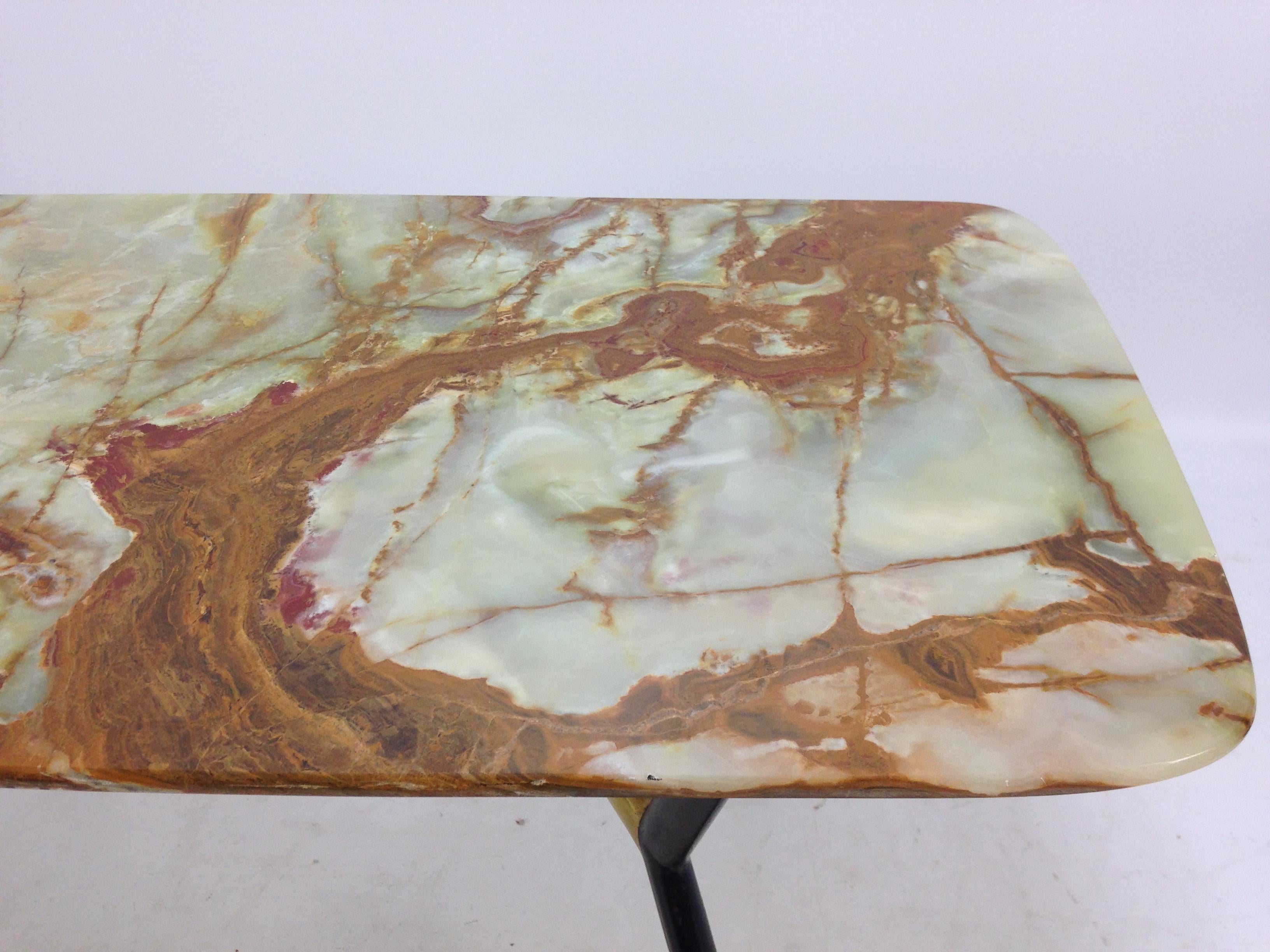Milieu du XXe siècle Table basse italienne en marbre du milieu du siècle dernier, années 1950 en vente