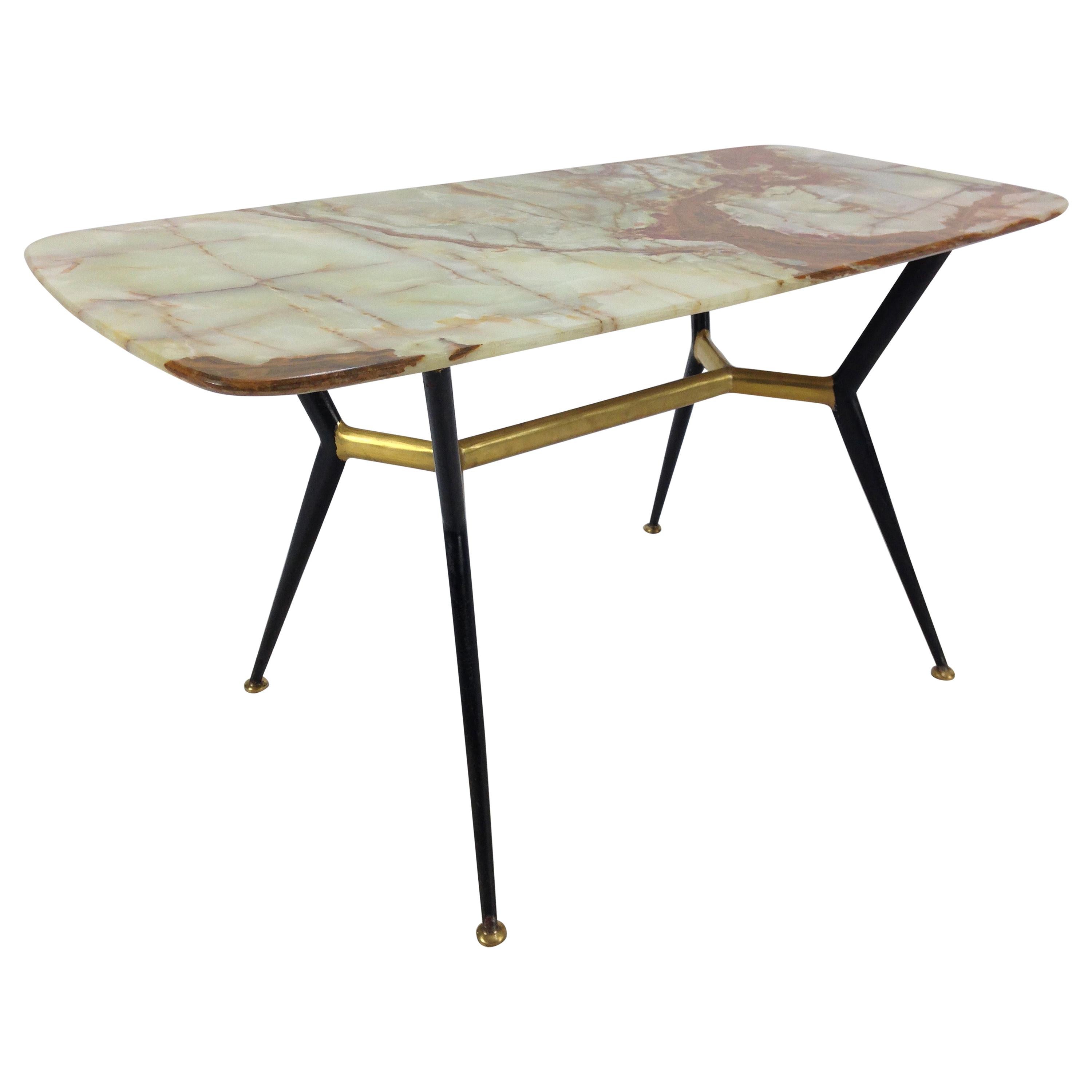 Mid-Century Italian Marble Coffee Table, 1950s For Sale