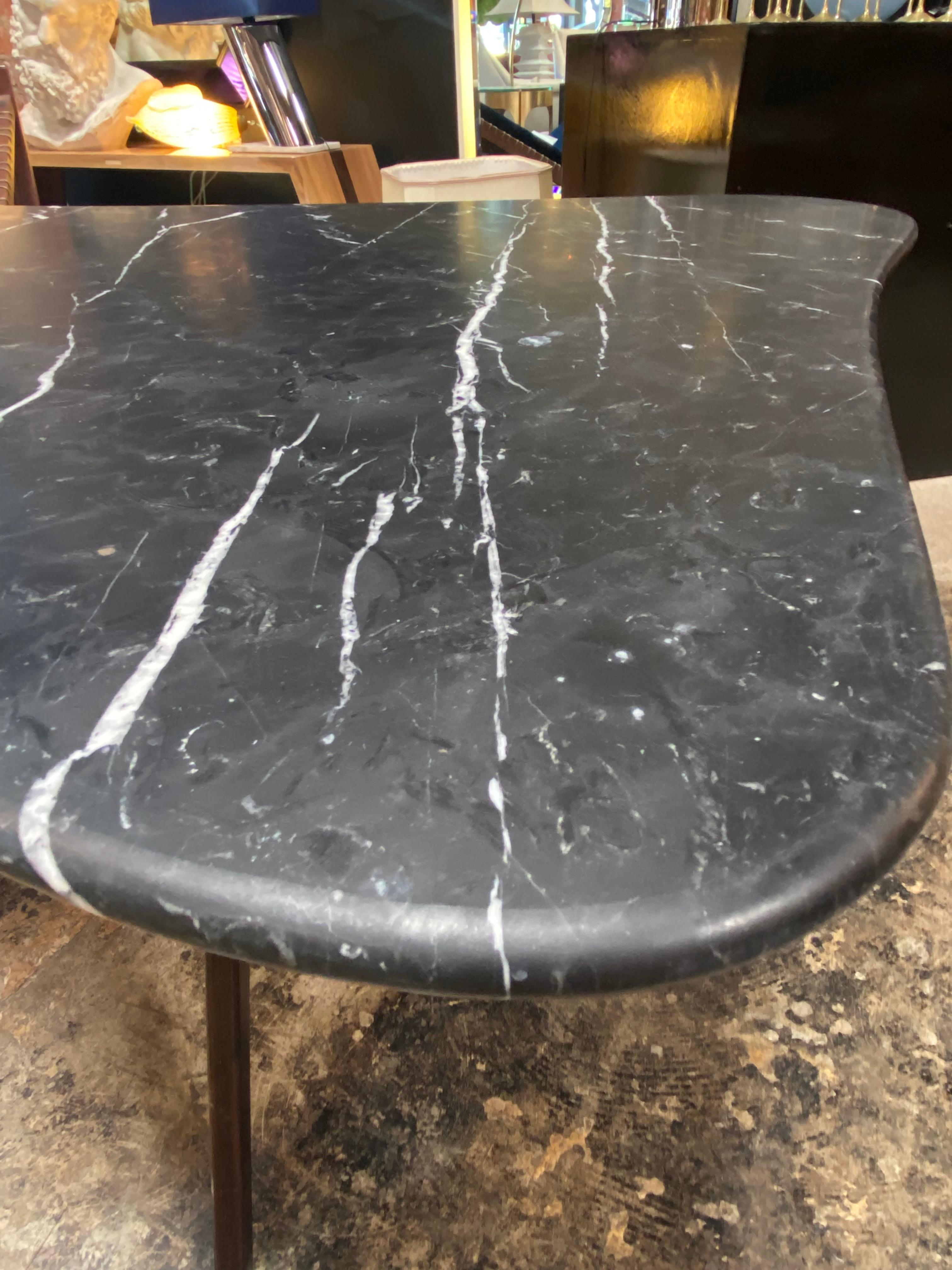 Late 20th Century Mid-Century Italian marble Coffee table 1980