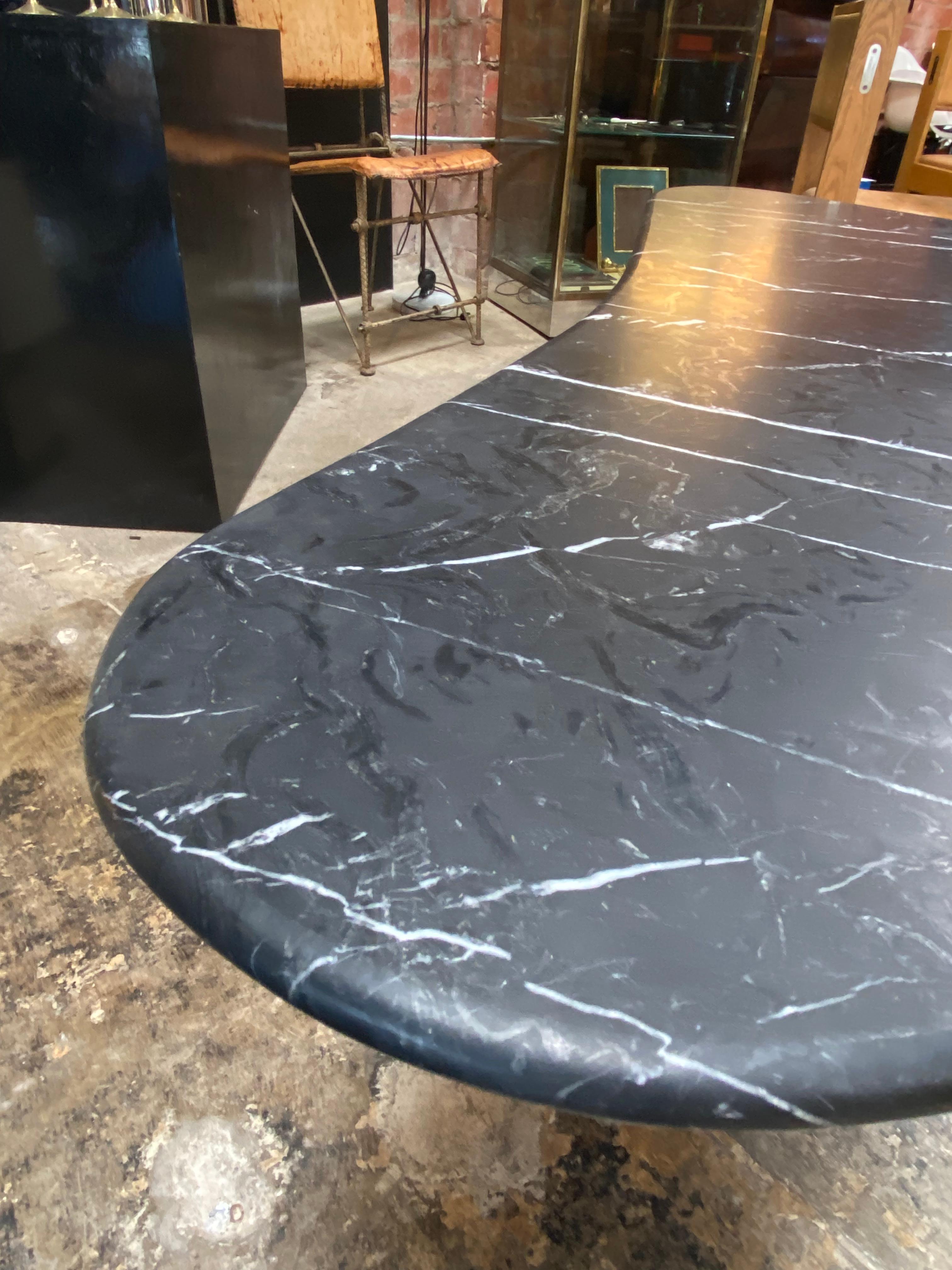 Marble Mid-Century Italian marble Coffee table 1980