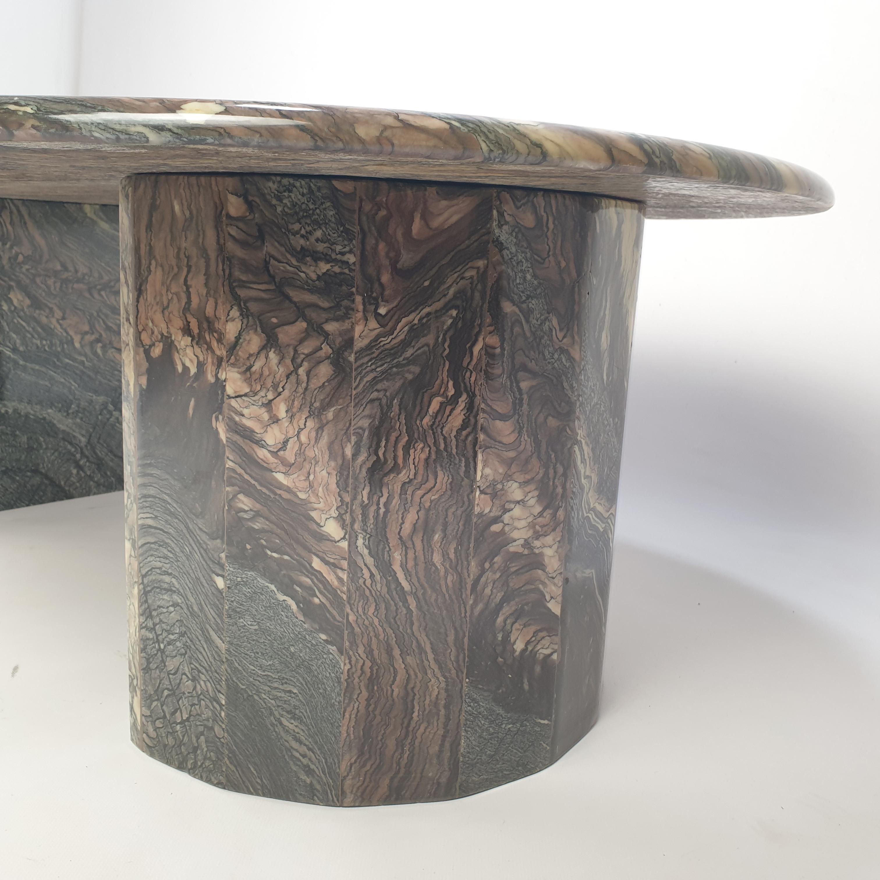 Mid-Century Italian Marble Coffee Table, 1989 For Sale 5