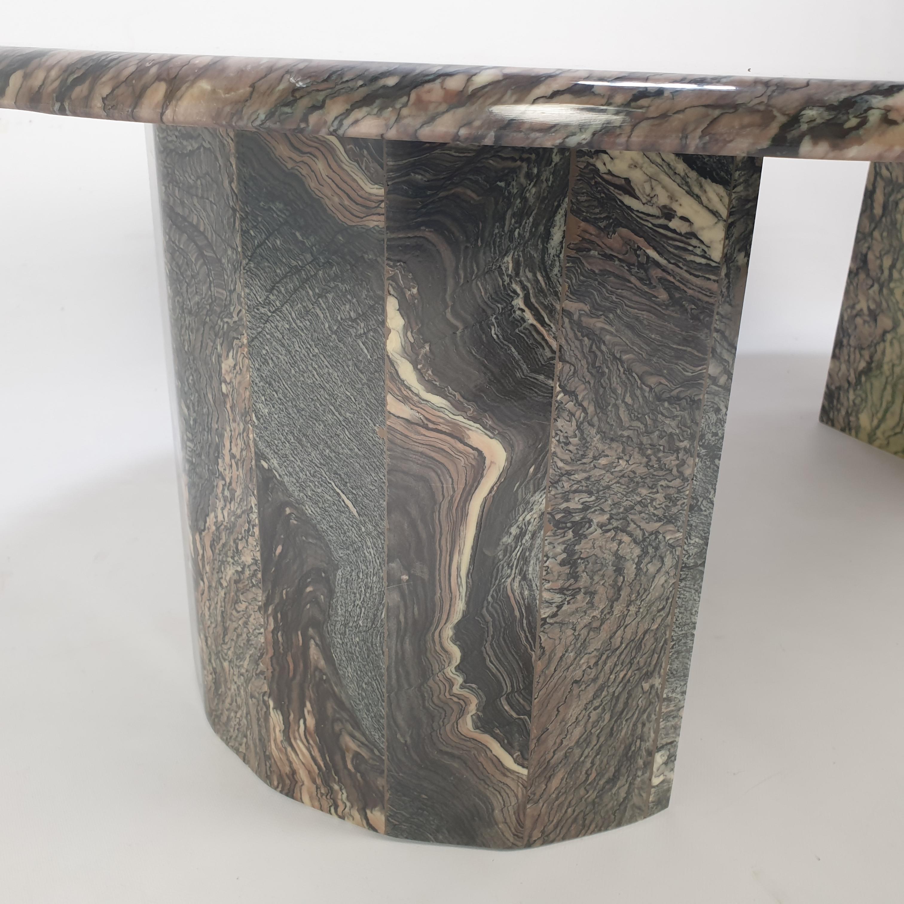 Mid-Century Italian Marble Coffee Table, 1989 For Sale 7