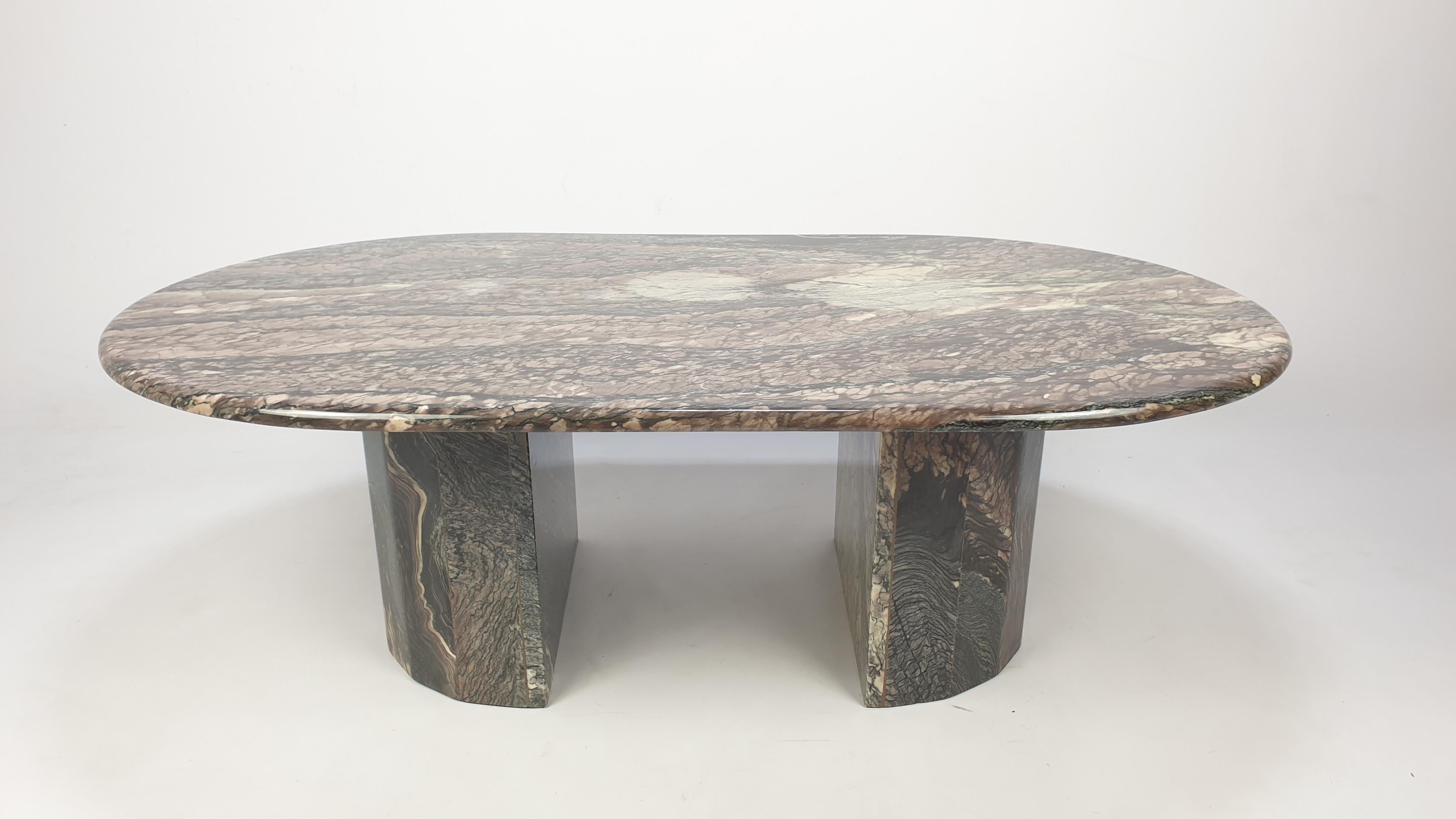 Mid-Century Italian Marble Coffee Table, 1989 For Sale 10