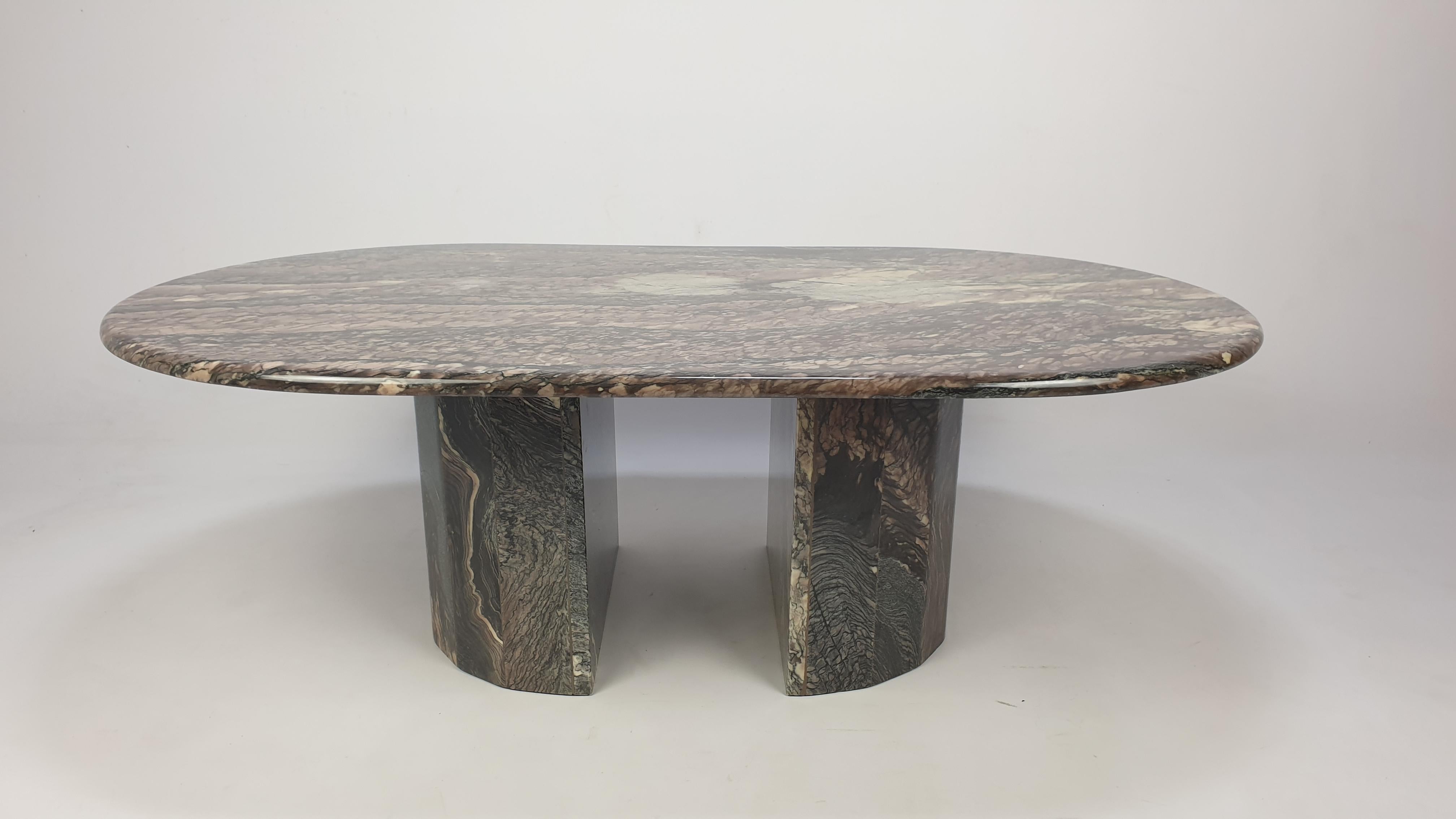 Mid-Century Italian Marble Coffee Table, 1989 For Sale 11