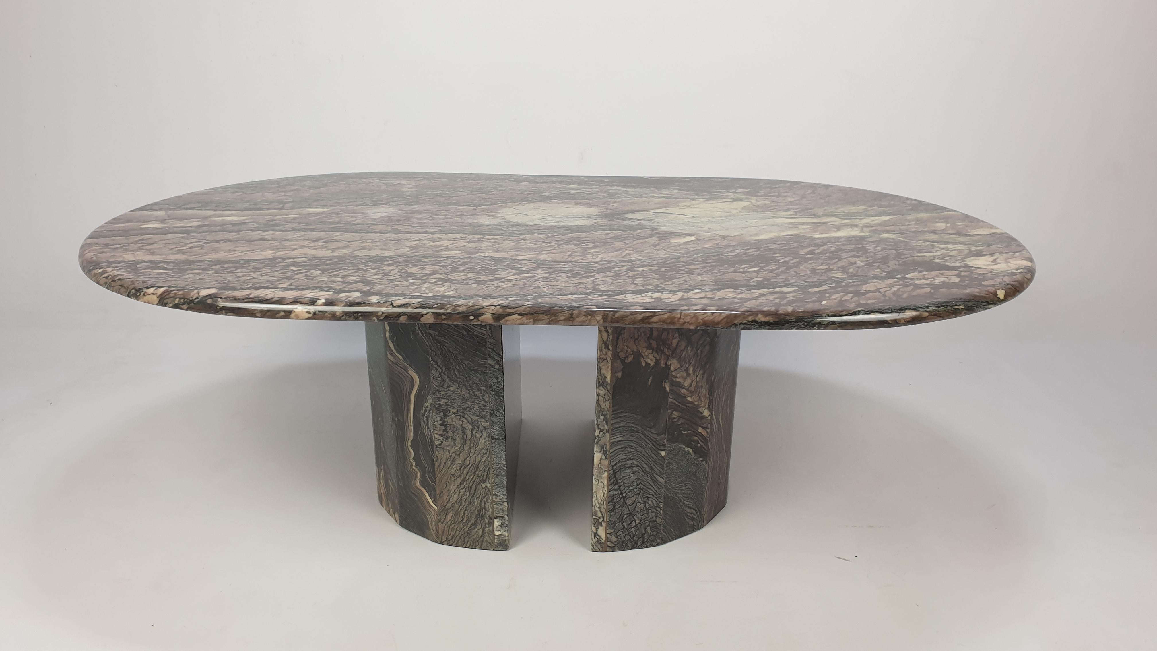 Mid-Century Italian Marble Coffee Table, 1989 For Sale 12