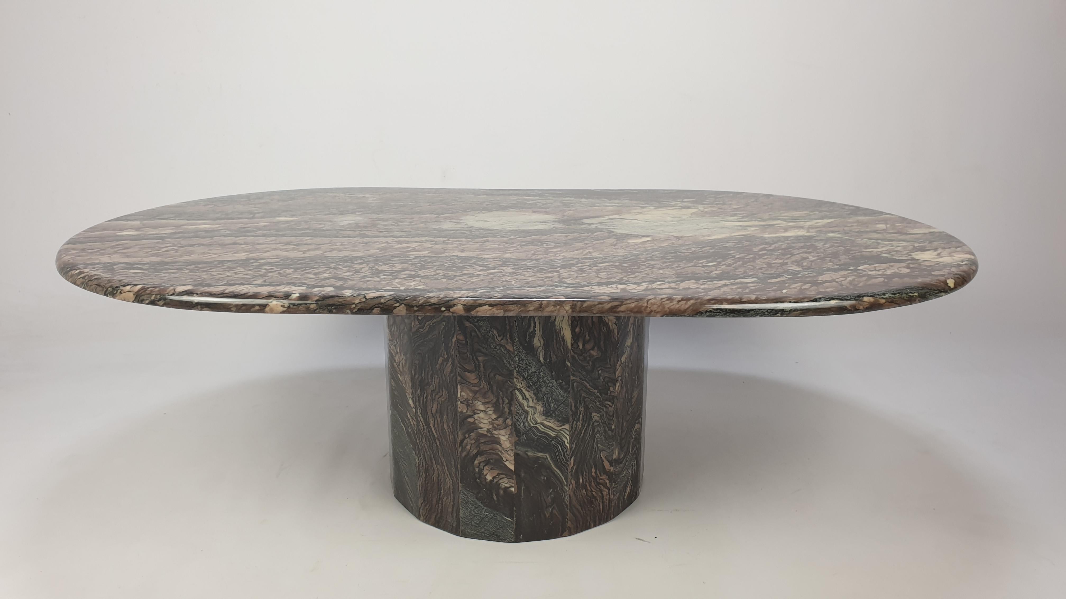 Mid-Century Italian Marble Coffee Table, 1989 For Sale 13