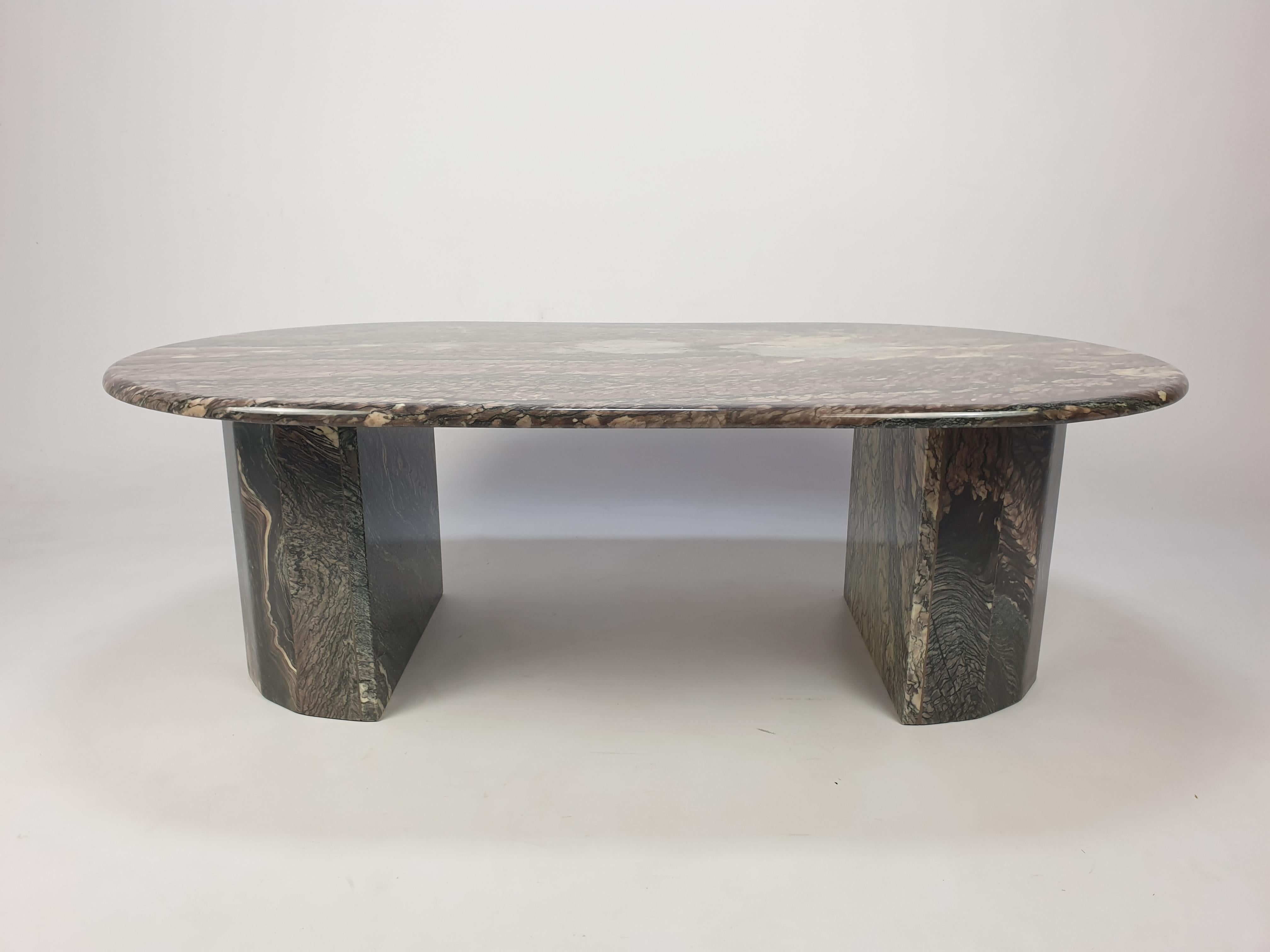 Mid-Century Italian Marble Coffee Table, 1989 For Sale 2