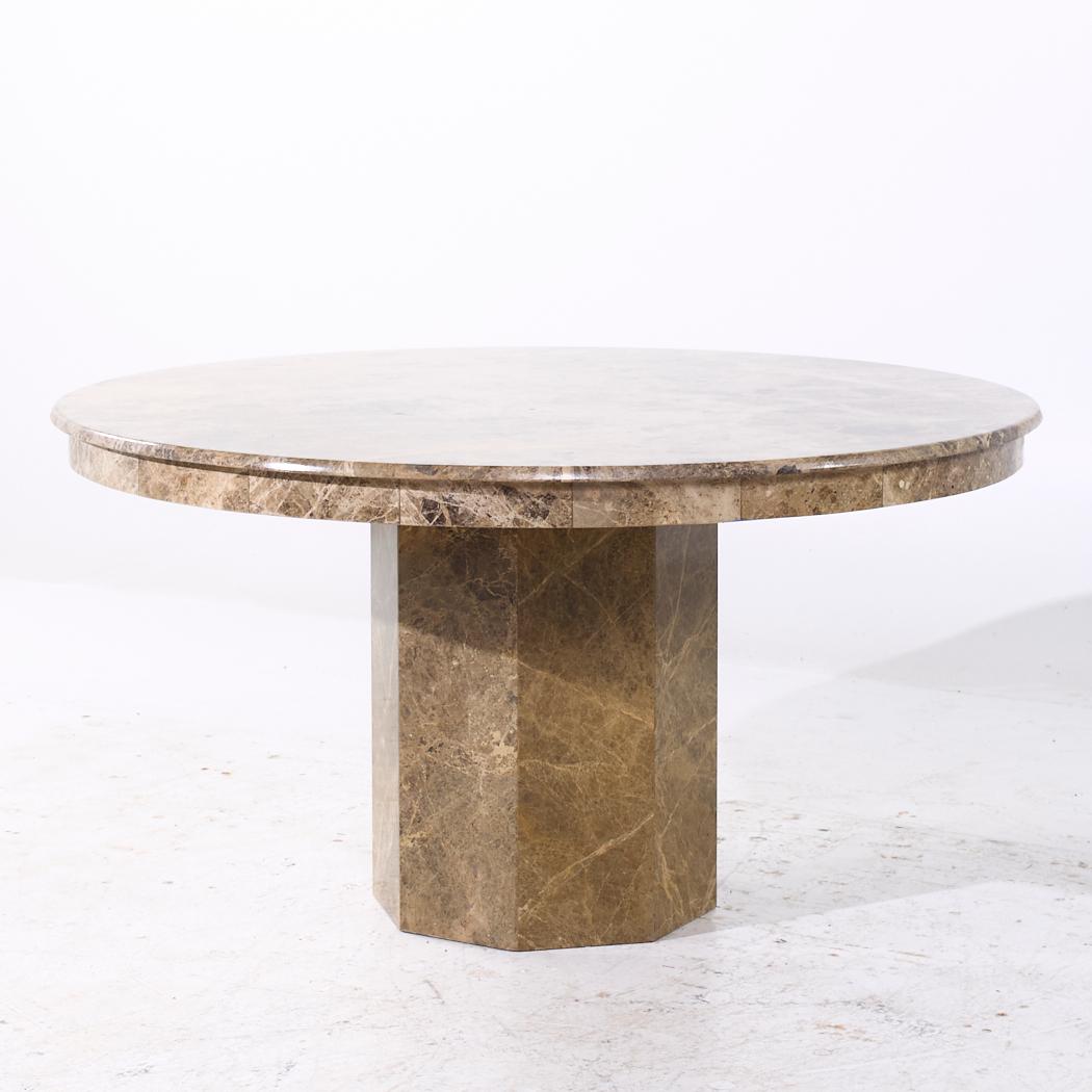 Mesa de comedor italiana de mármol de mediados de siglo en venta 1