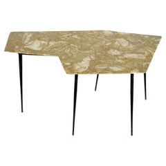 Mid-Century Italian Marble Side or Coffee Table, 1950s.