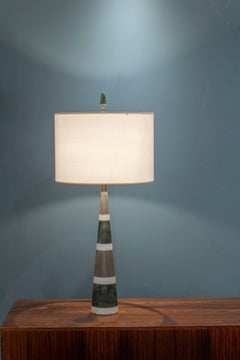 Mid-Century Italian Marble Table Lamp