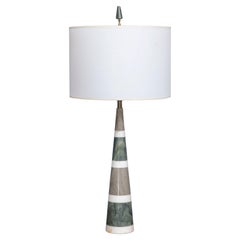 Mid-Century Italian Marble Table Lamp