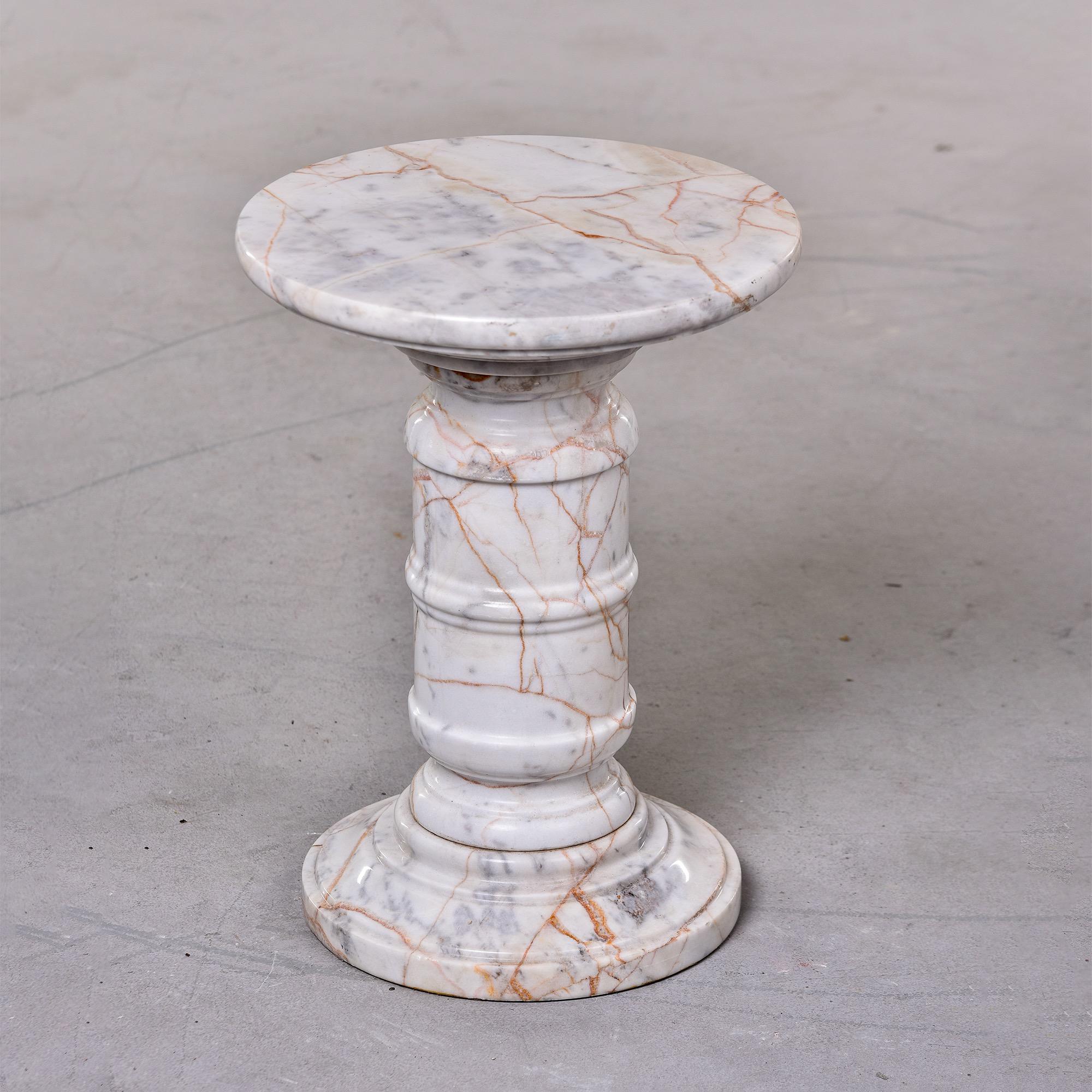 Mid Century Italian Marble Table or Stand 1