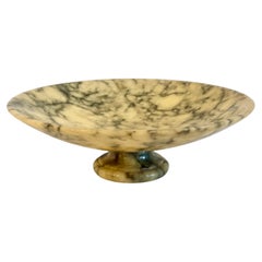 Mid-Century Italian Marble Tazza Bowl