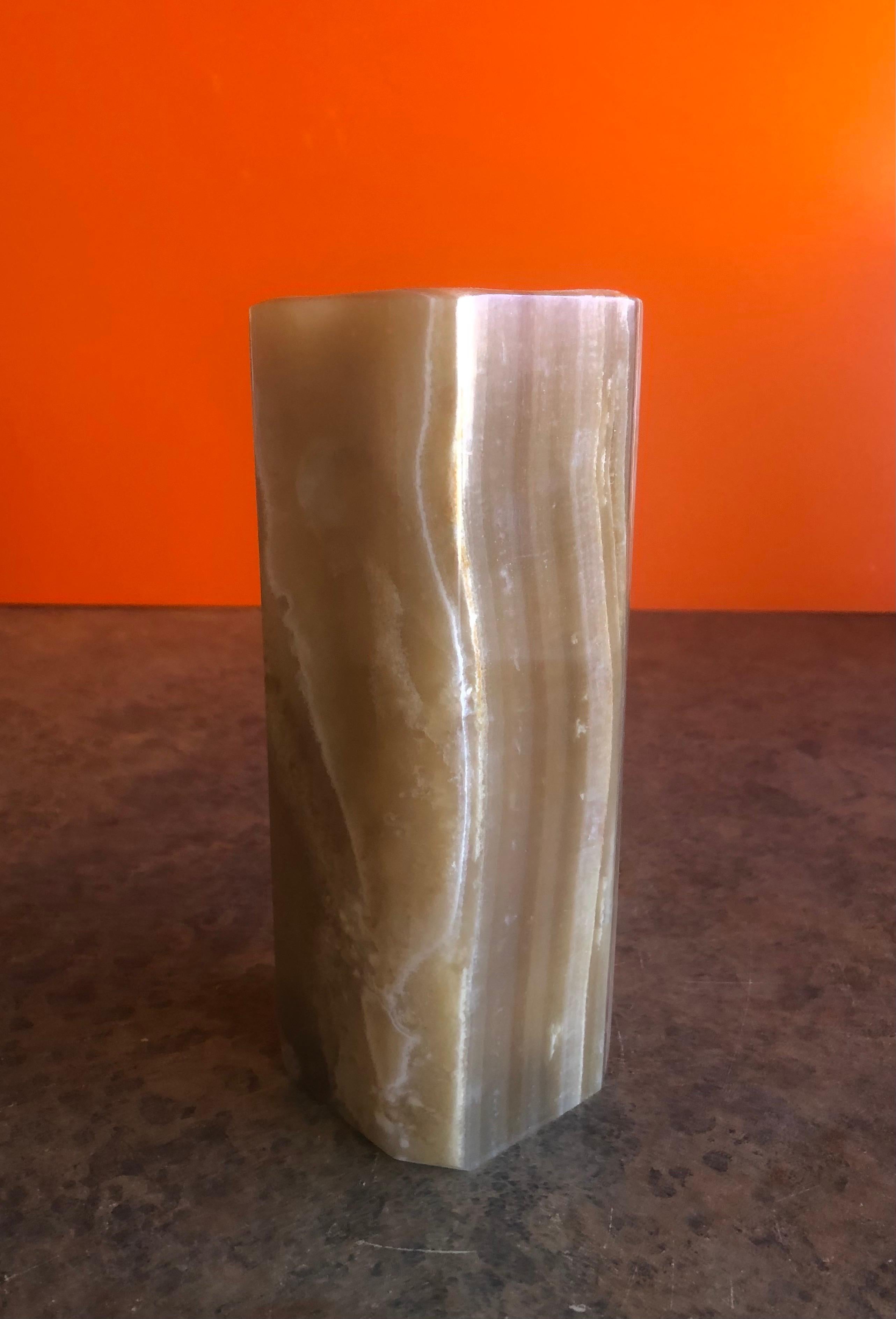 Midcentury Italian Marble Vase 2