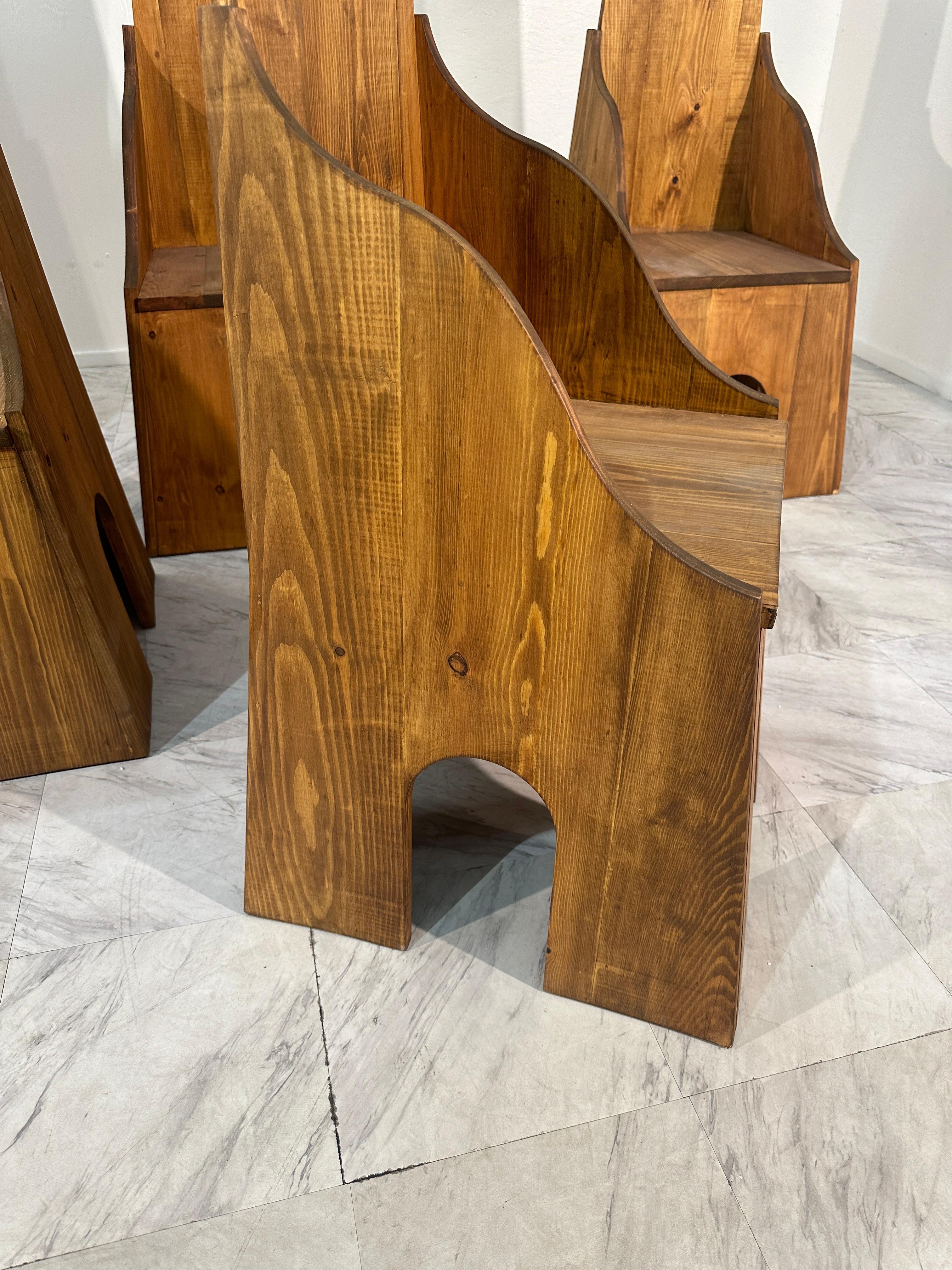 Silla italiana de mediados de siglo Mario Ceroli 