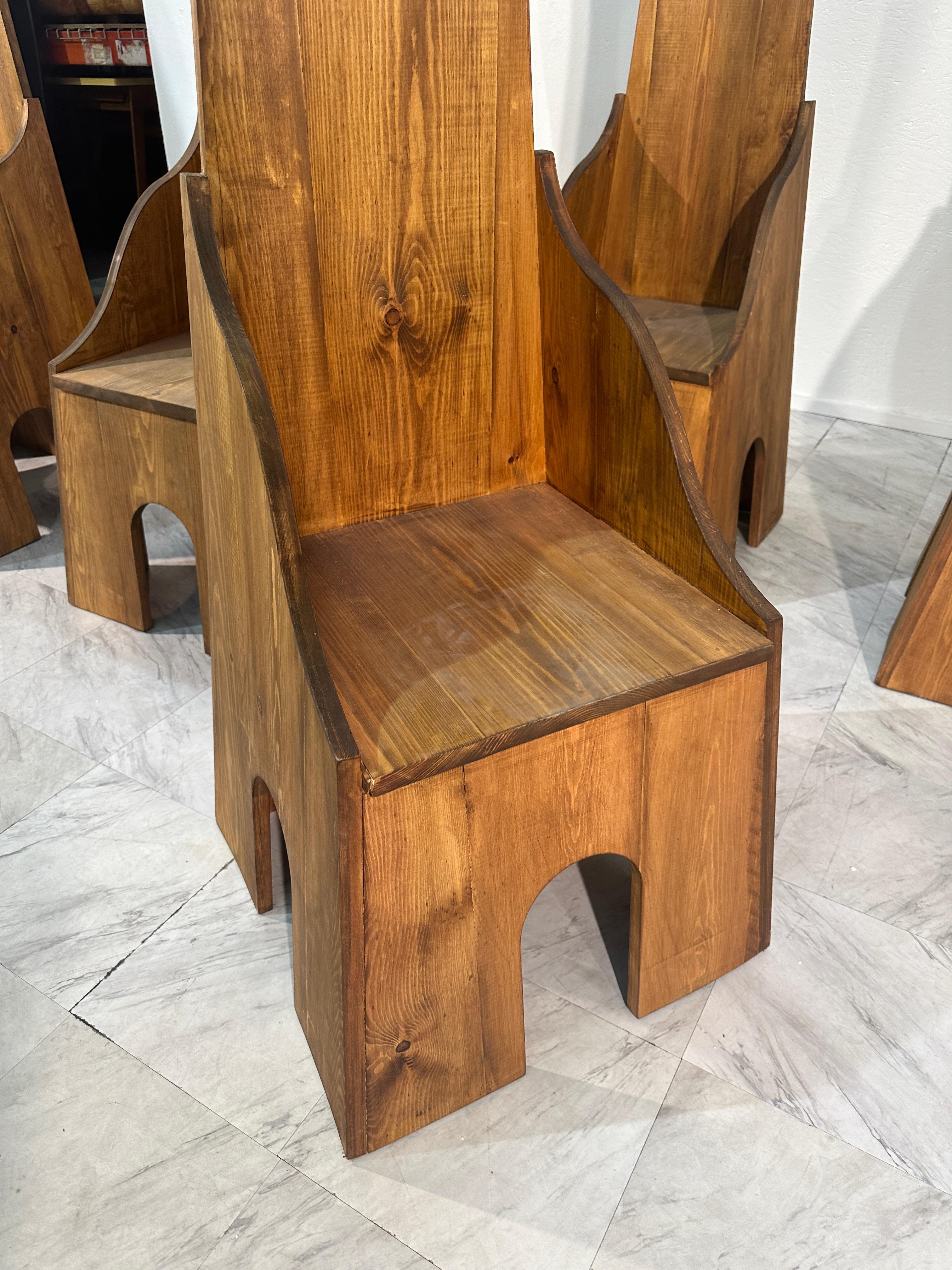 Silla italiana de mediados de siglo Mario Ceroli 